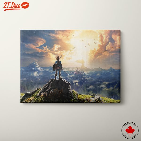Epic Adventure Scene from The Legend of Zelda