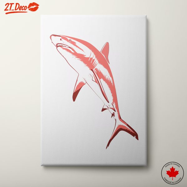 Stylized Shark Illustration Art