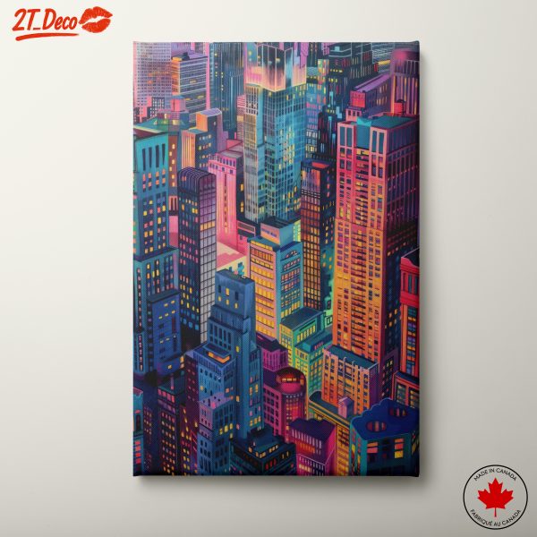 Vibrant Cityscape at Night 3