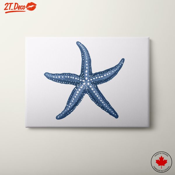 Stylized Starfish Abstract Art
