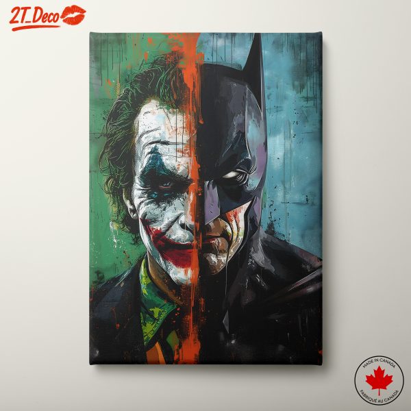 The Joker and Batman Iconic Art