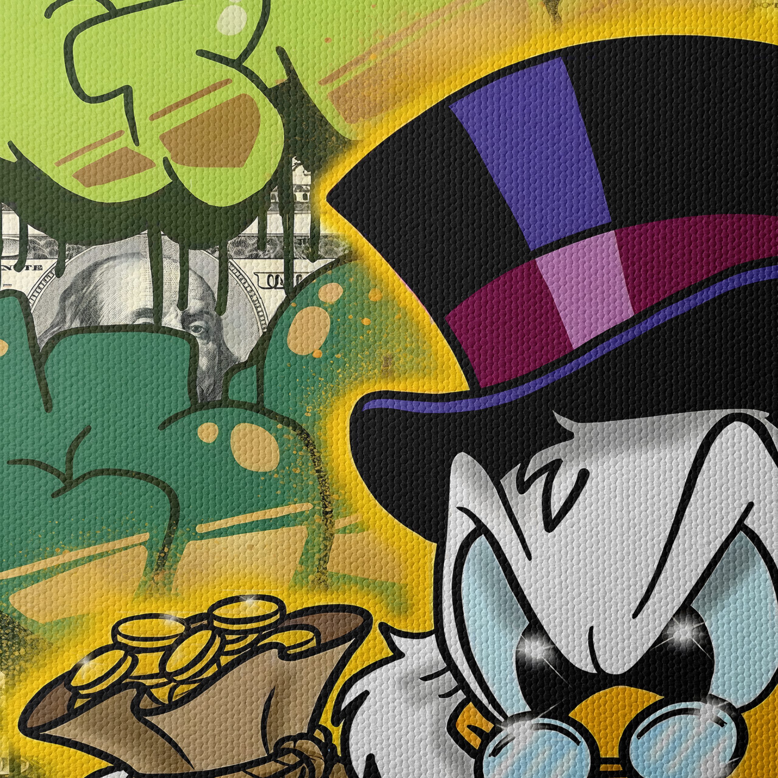 Cartoon Character Holding Money Bags - Image 4