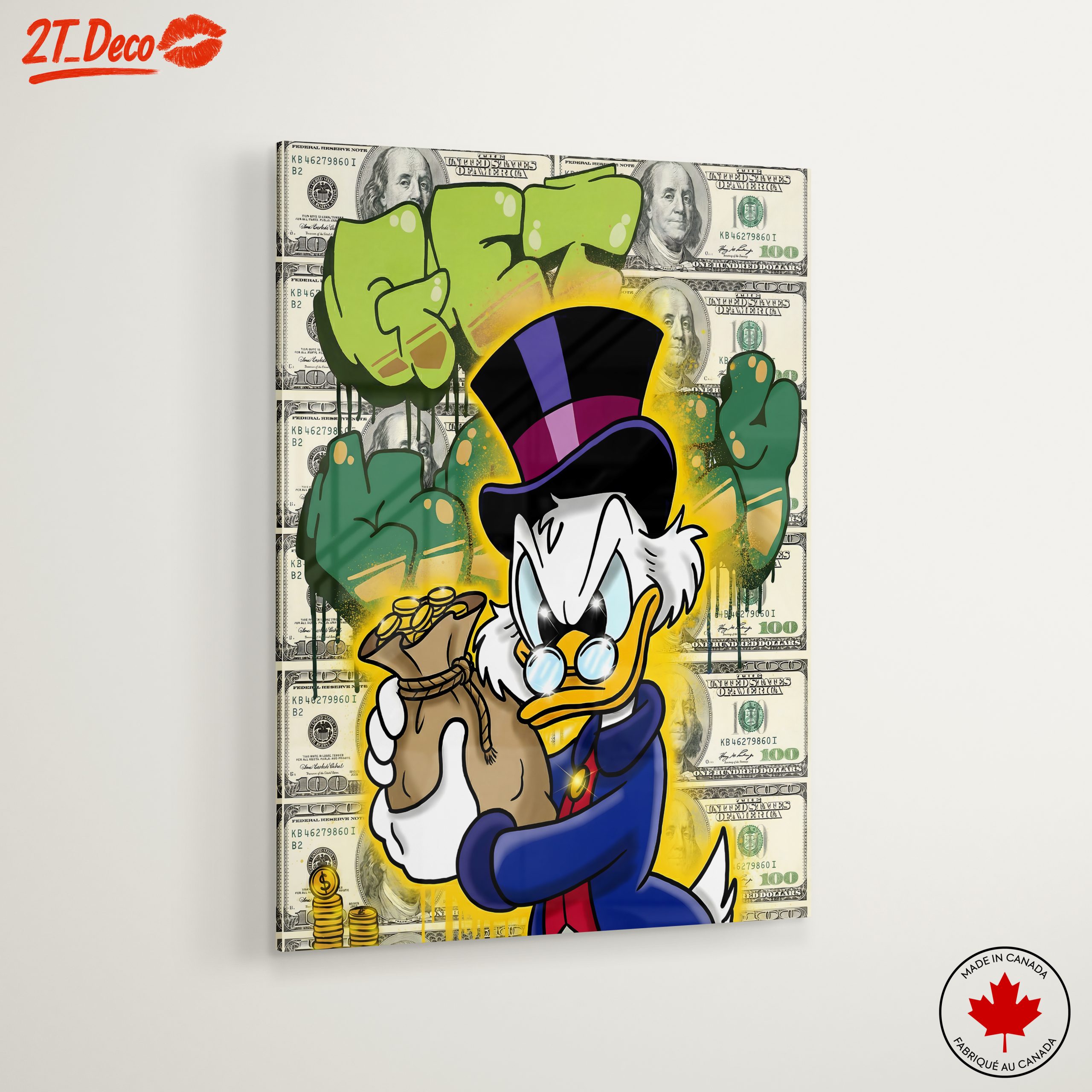 Cartoon Character Holding Money Bags - Image 6