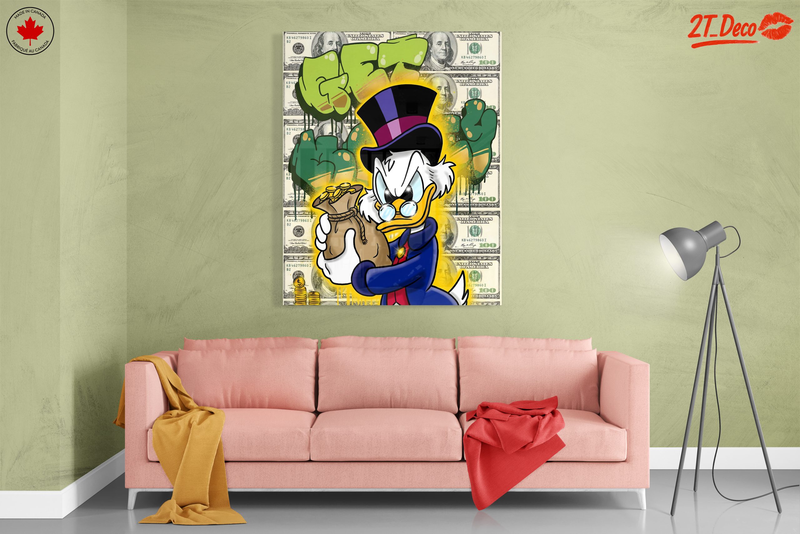Cartoon Character Holding Money Bags - Image 7