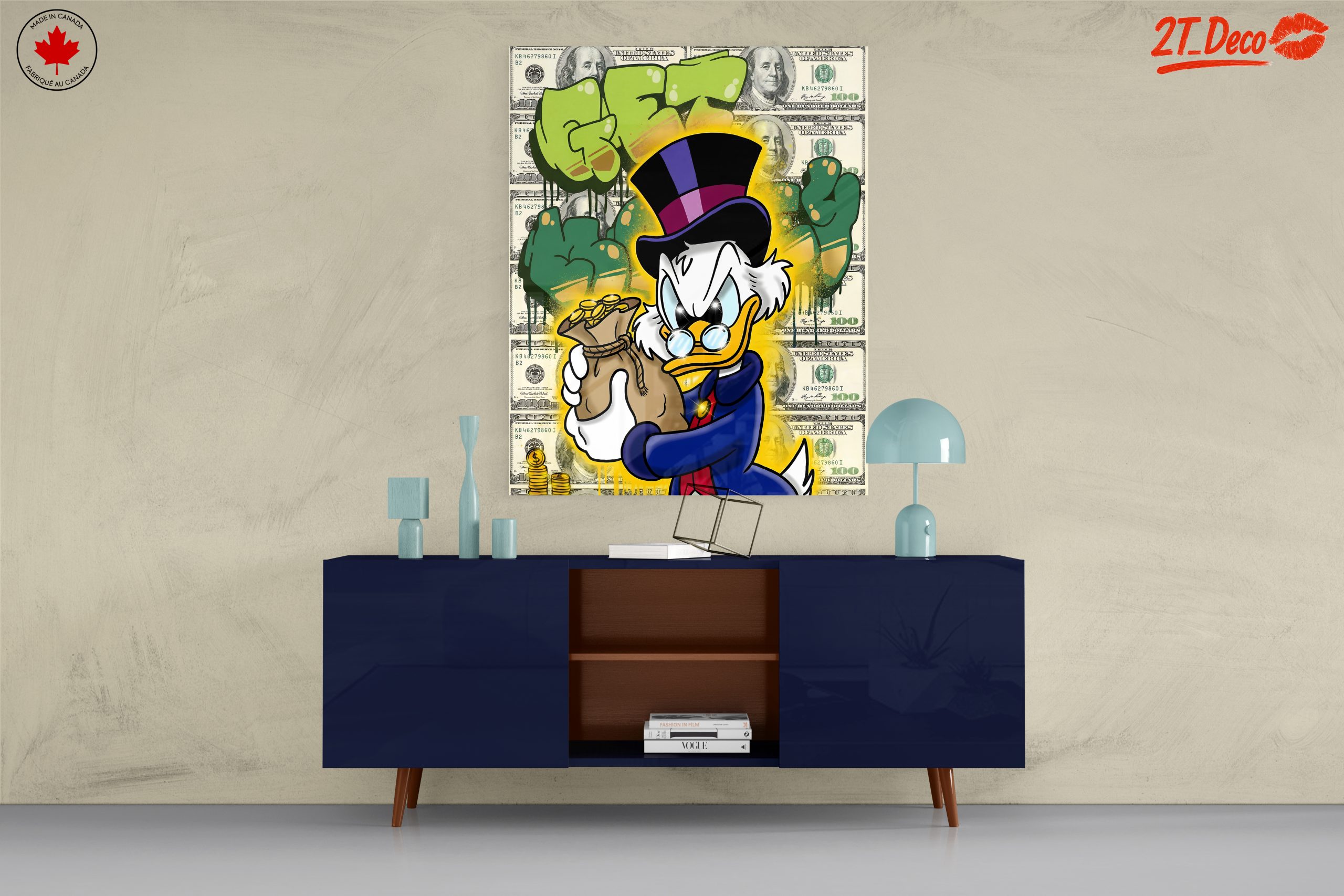 Cartoon Character Holding Money Bags - Image 8