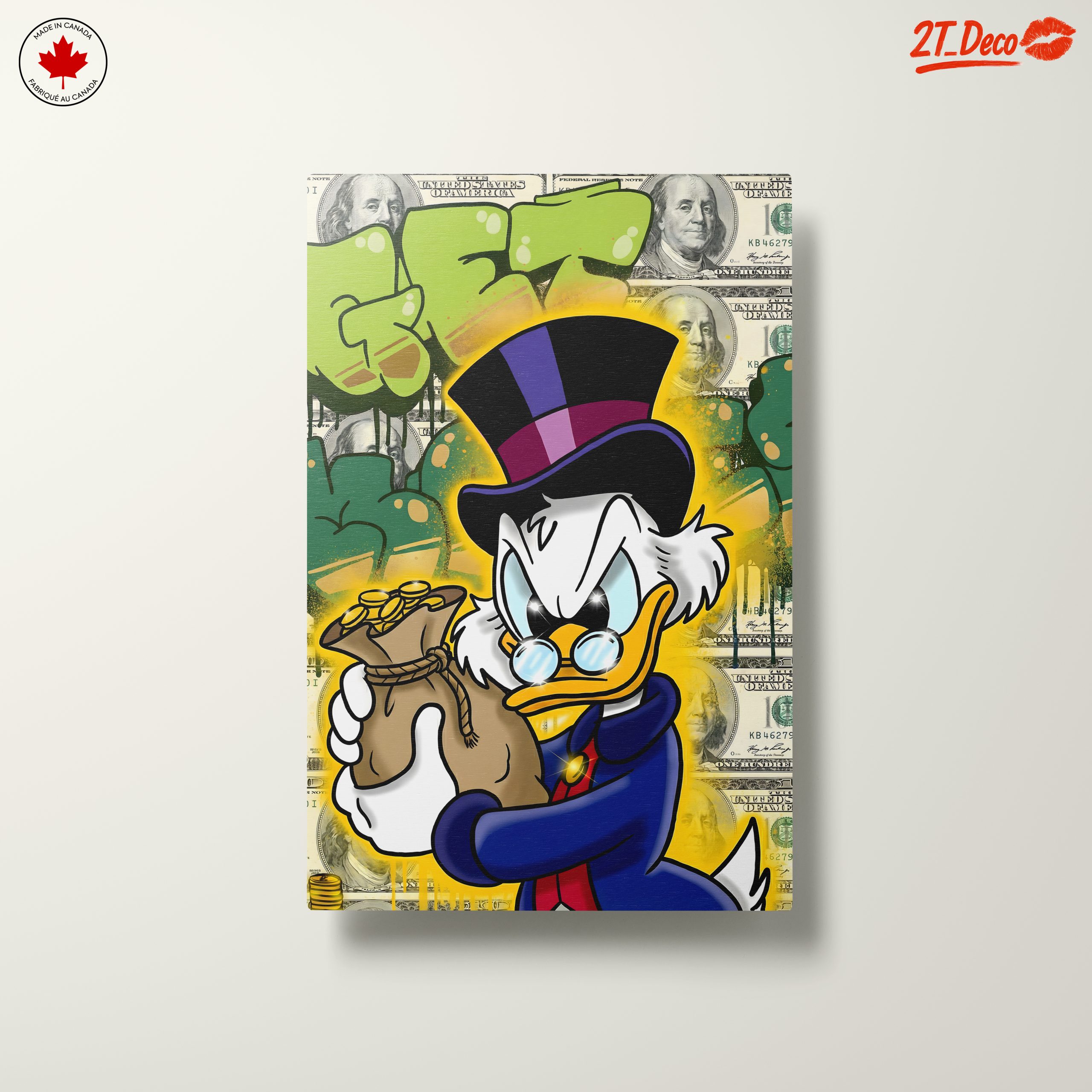 Cartoon Character Holding Money Bags - Image 10