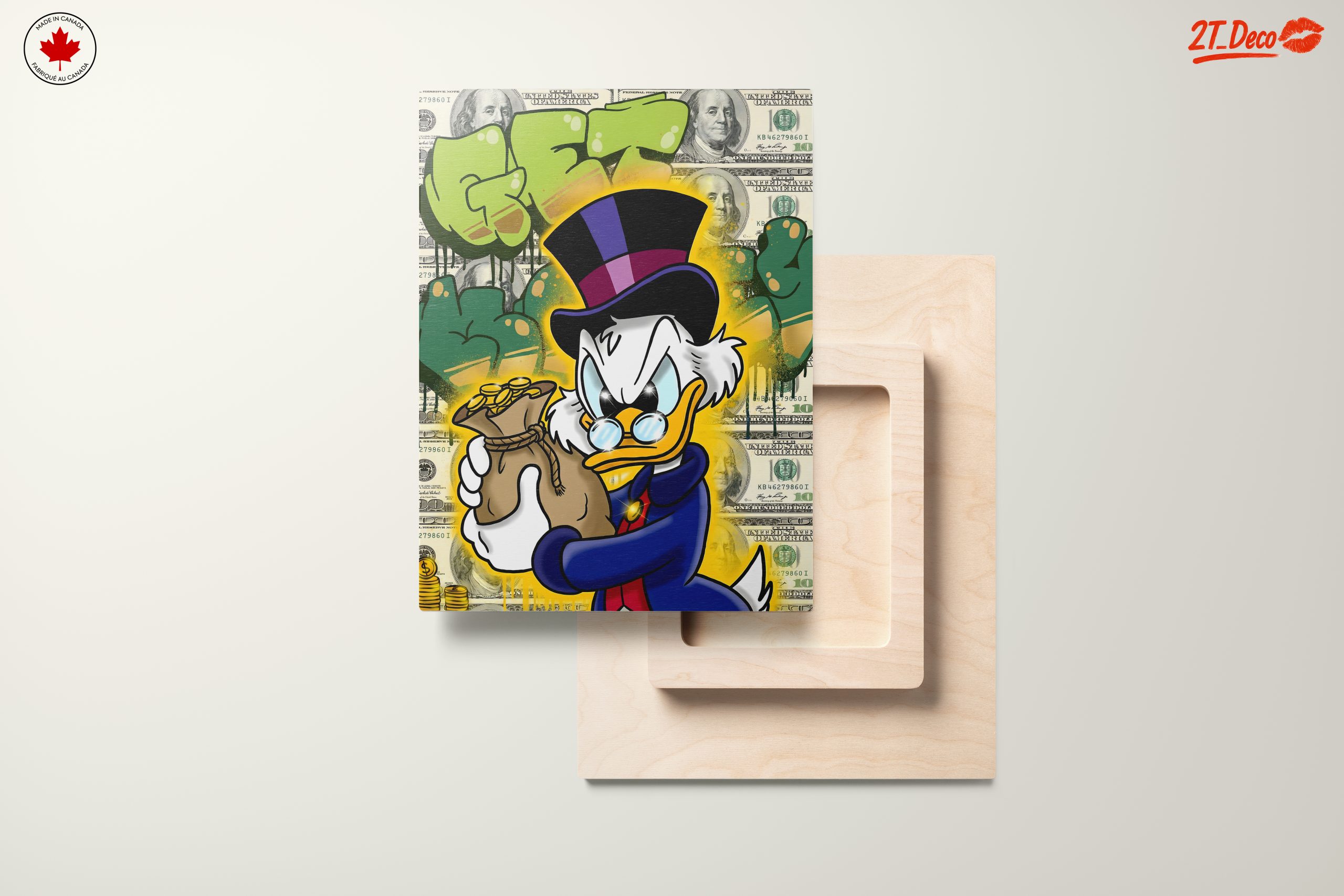 Cartoon Character Holding Money Bags - Image 11