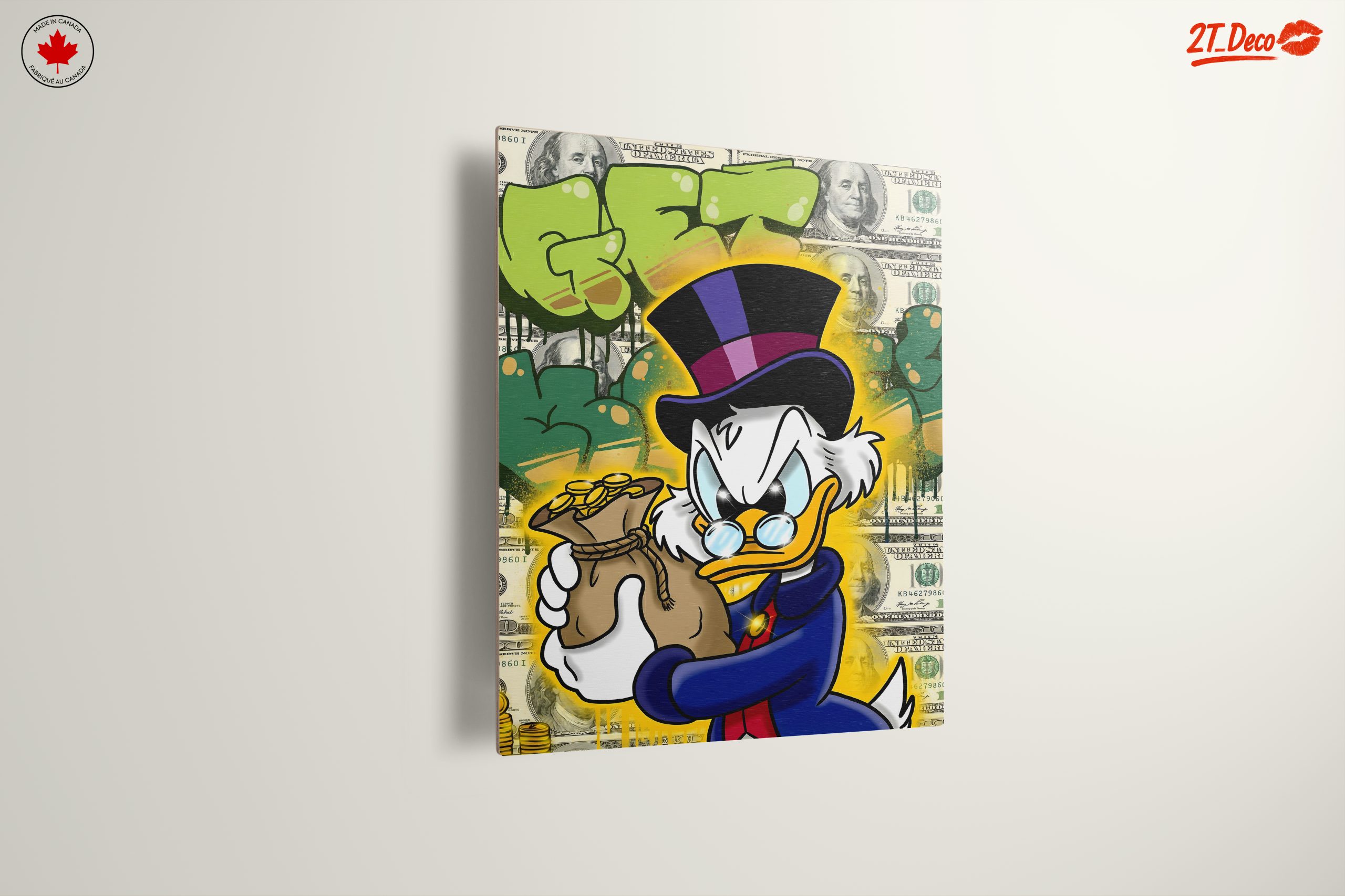 Cartoon Character Holding Money Bags - Image 13