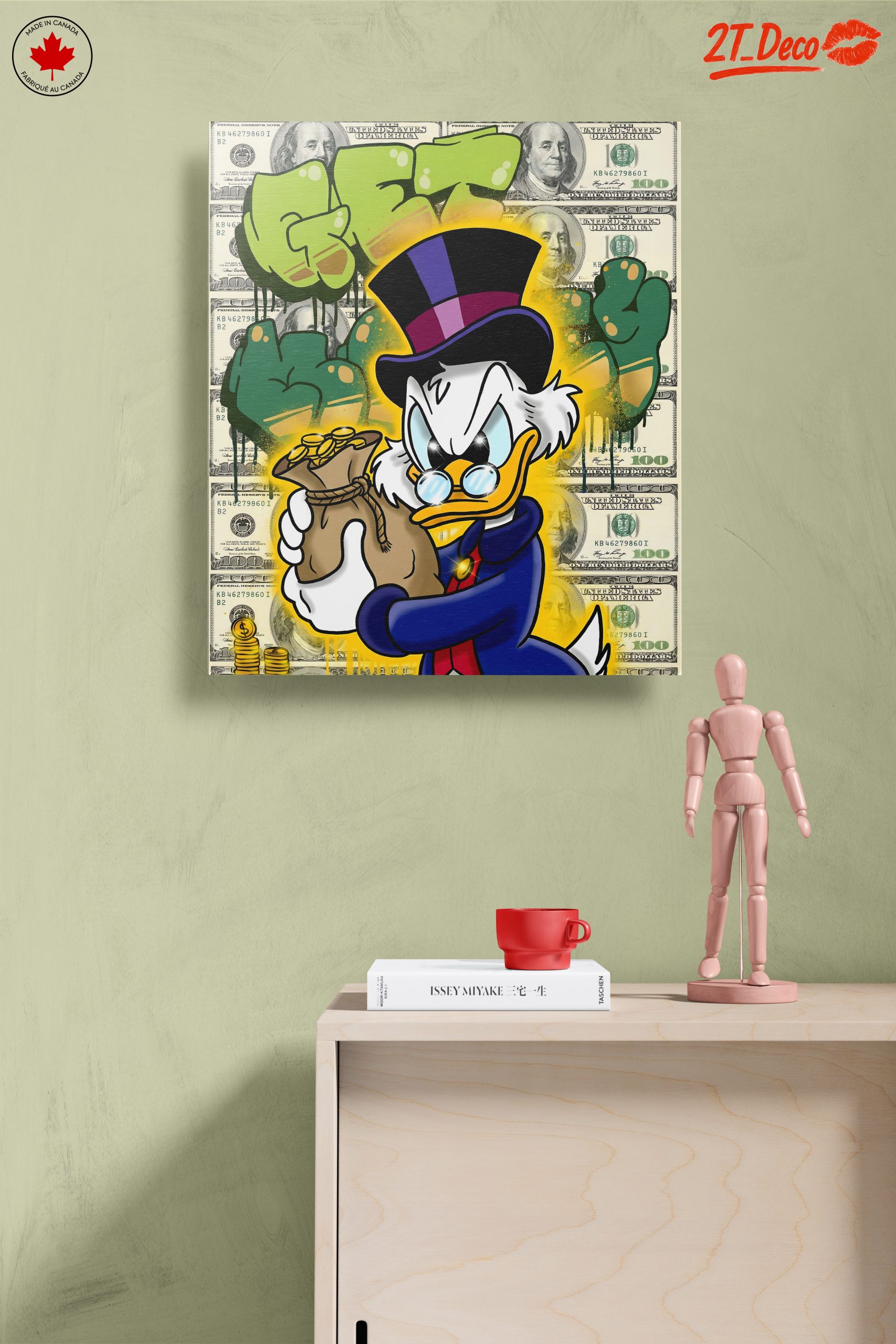 Cartoon Character Holding Money Bags - Image 14