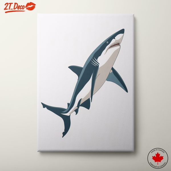 Stylized Shark Illustration