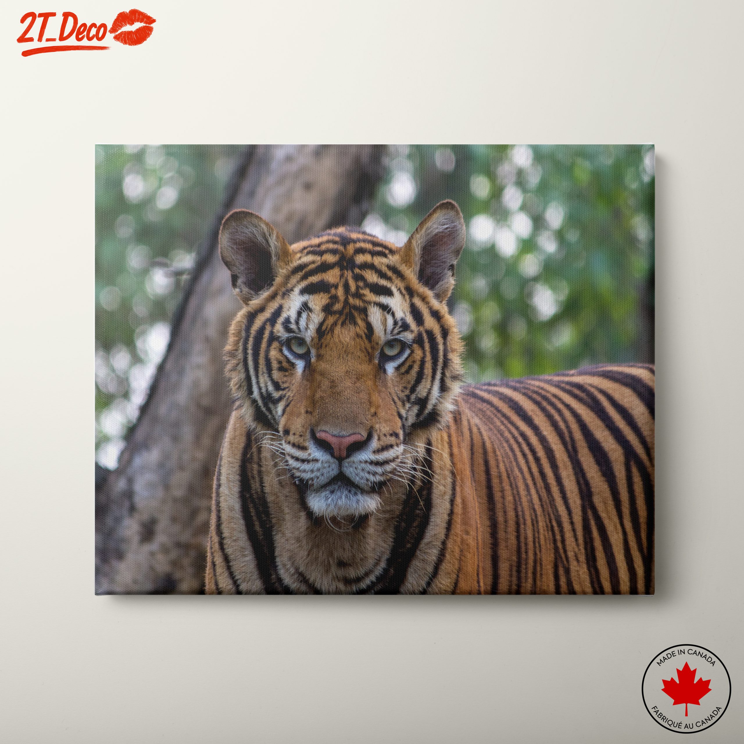 Realistic Tiger Wall Art for Animal Lovers