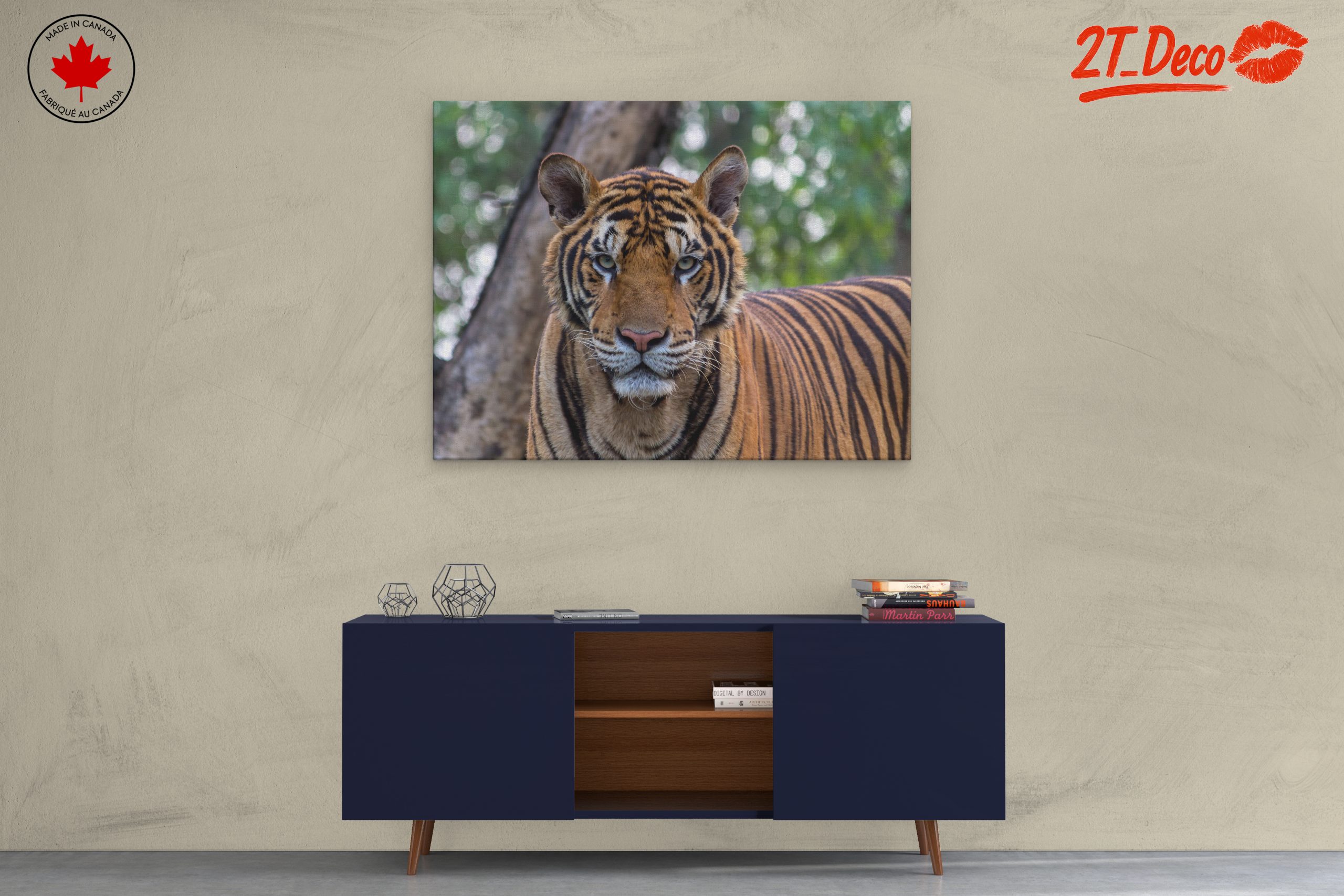Realistic Tiger Wall Art for Animal Lovers - Image 3