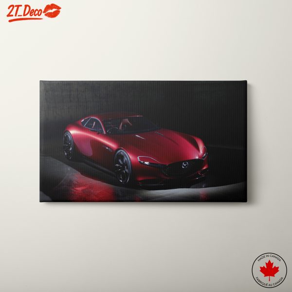 Sleek Red Sports Car Design