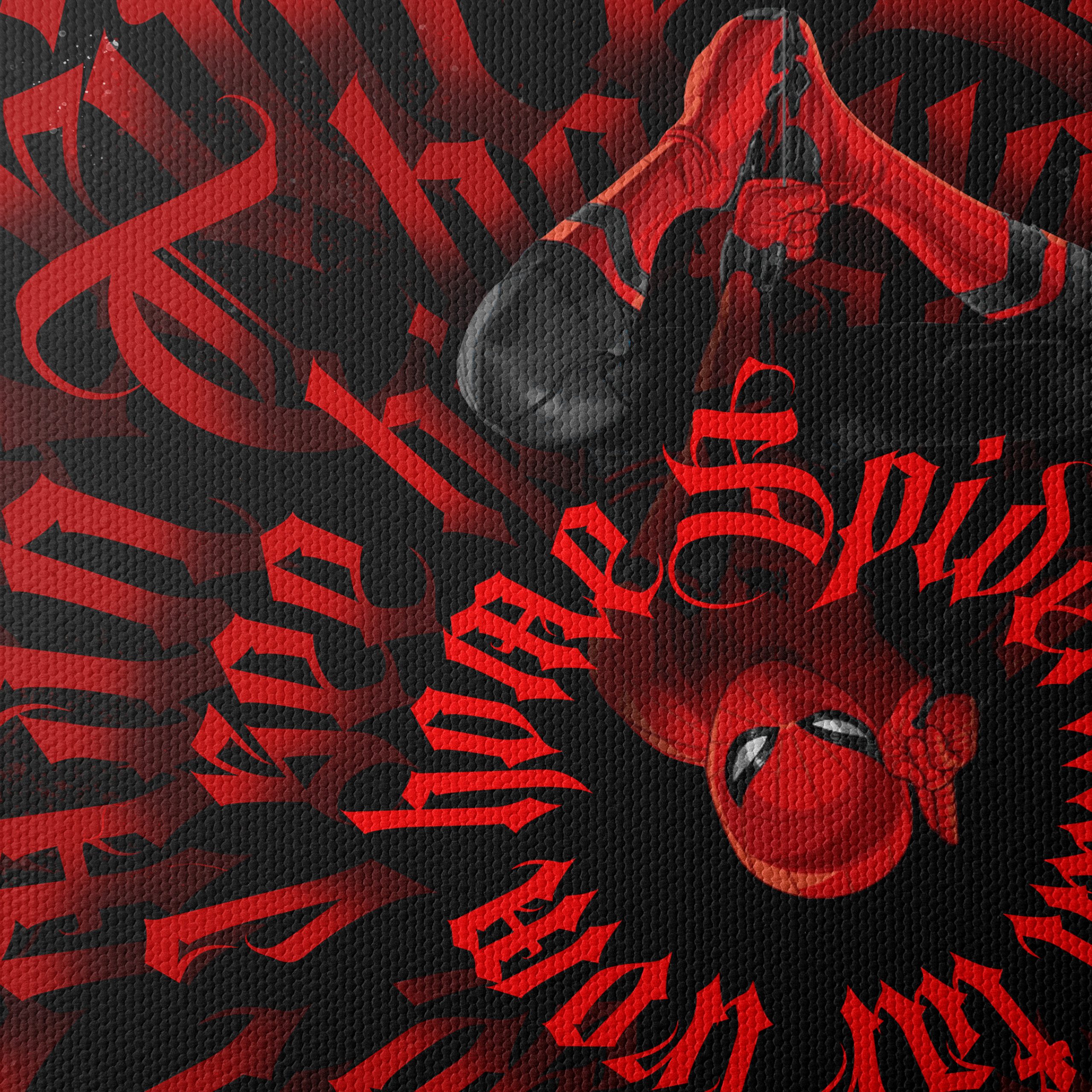Dynamic Spider-Man Art with Bold Typography - Image 4