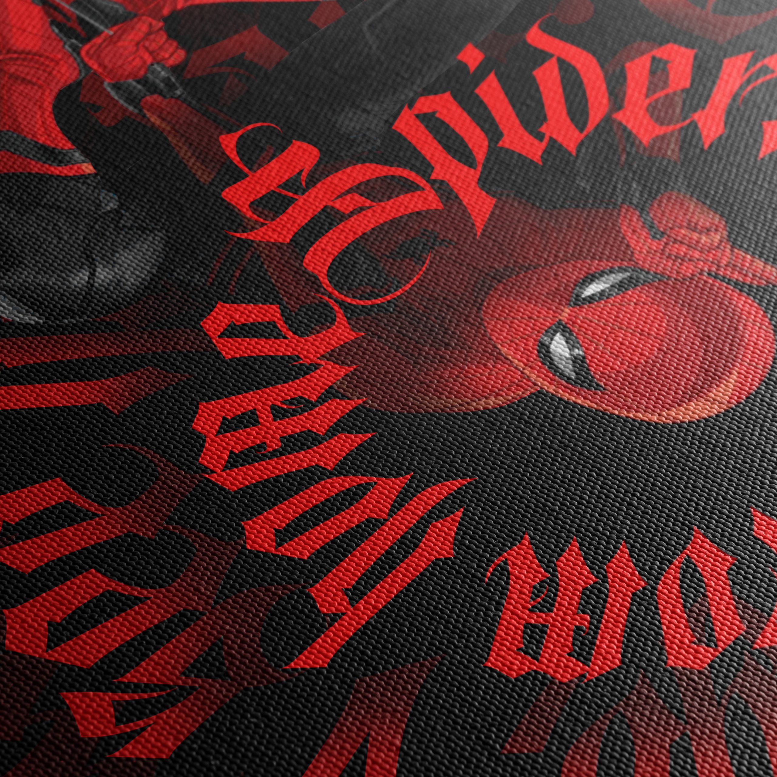 Dynamic Spider-Man Art with Bold Typography - Image 5
