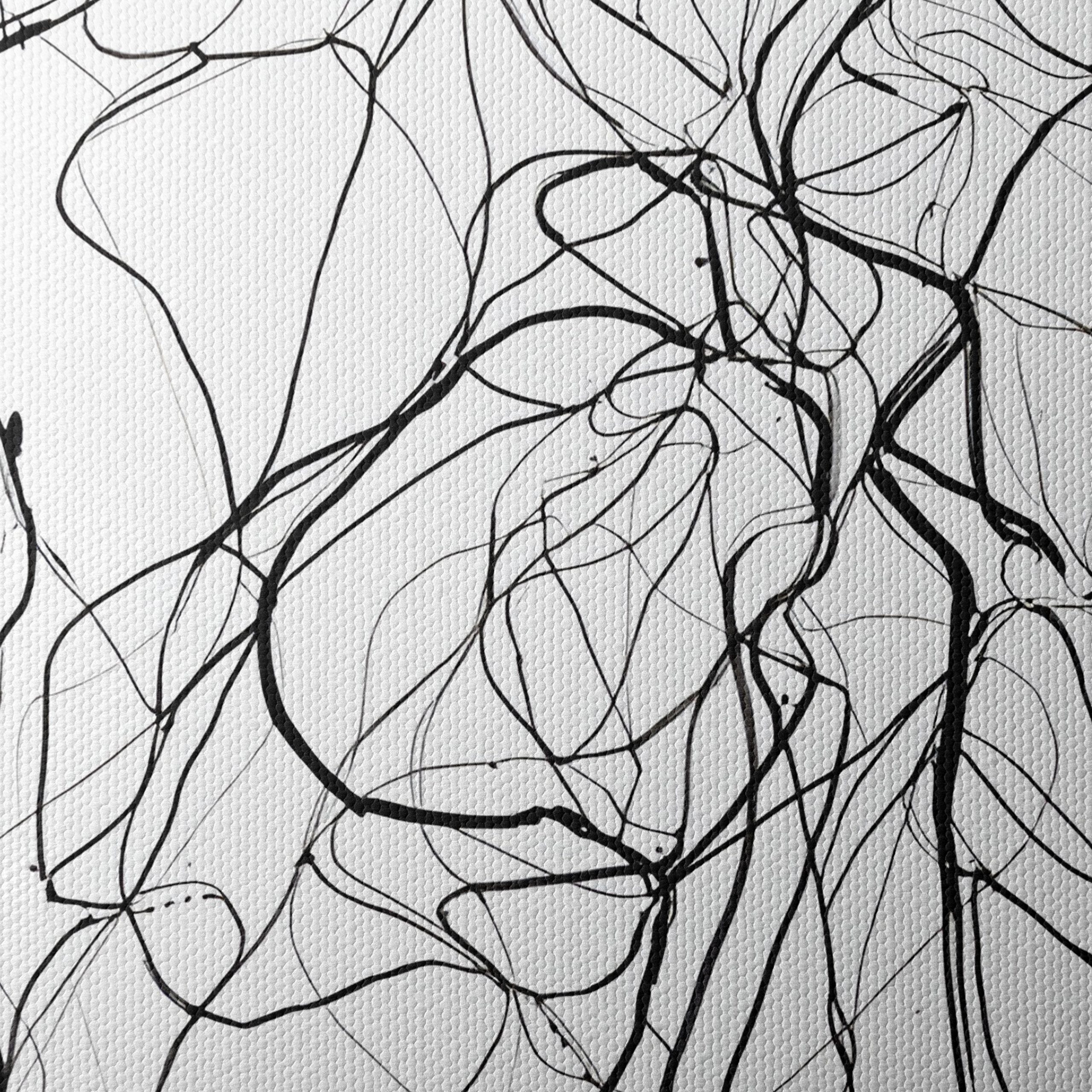 Dynamic Abstract Figure Lines Art - Image 4