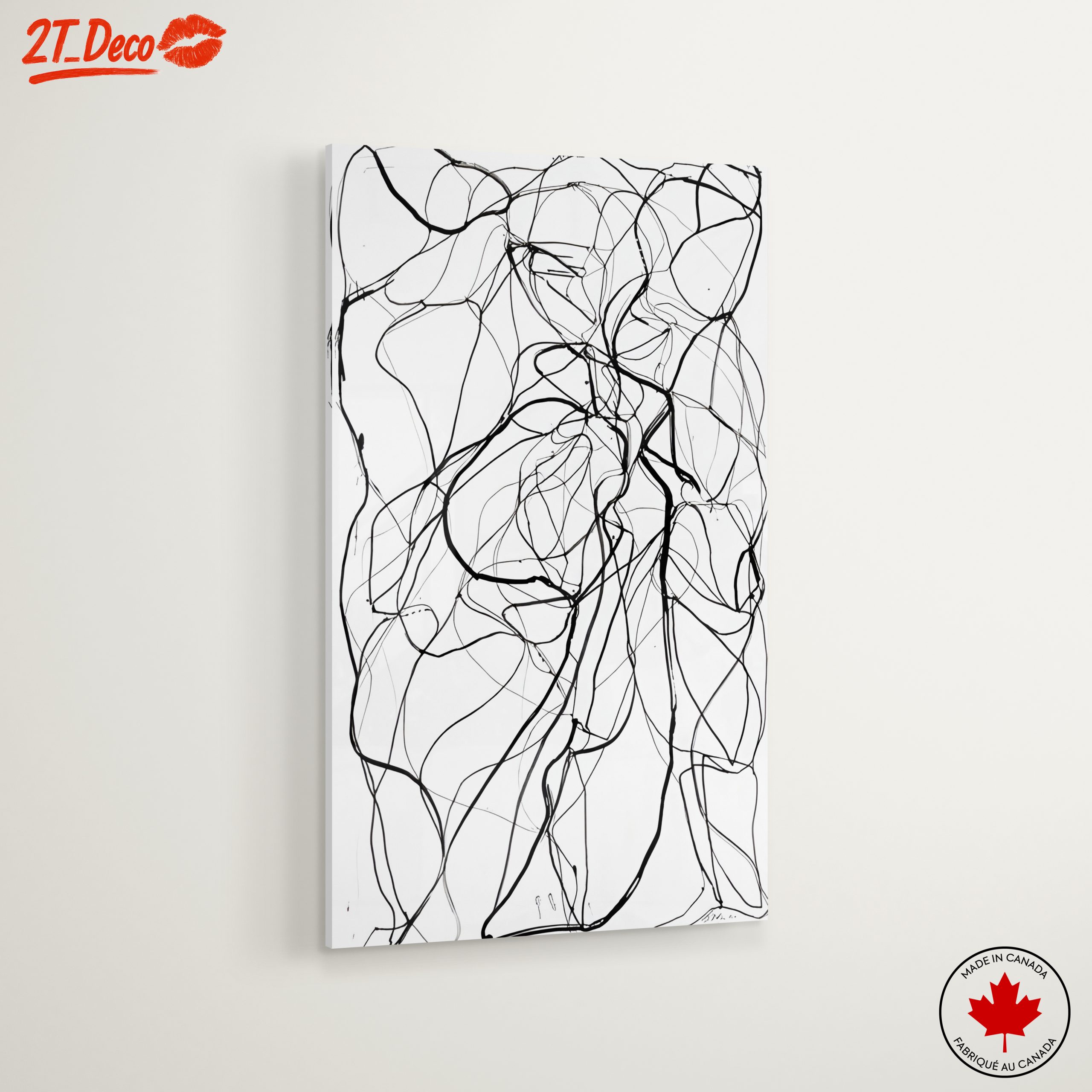 Dynamic Abstract Figure Lines Art - Image 6