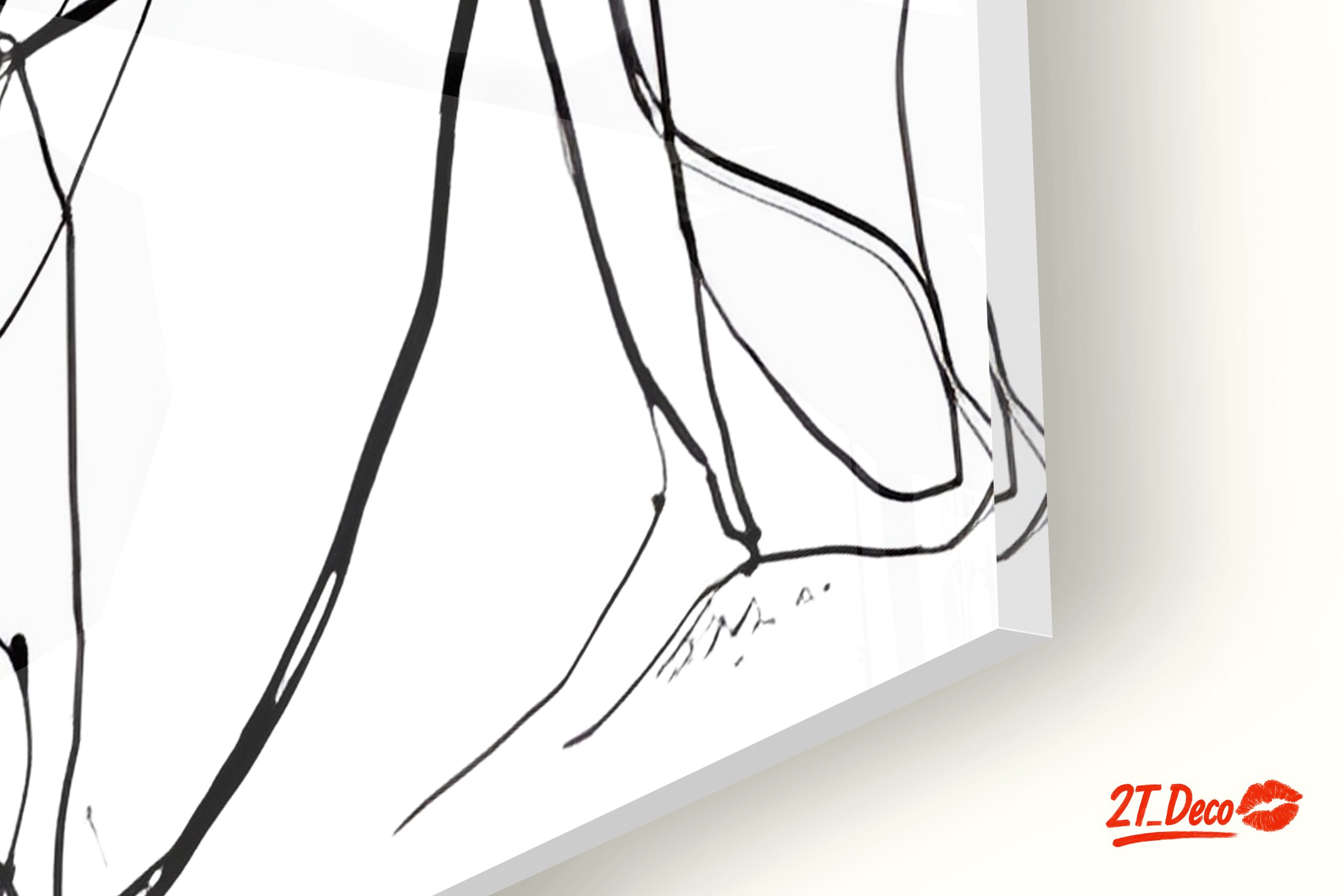 Dynamic Abstract Figure Lines Art - Image 9