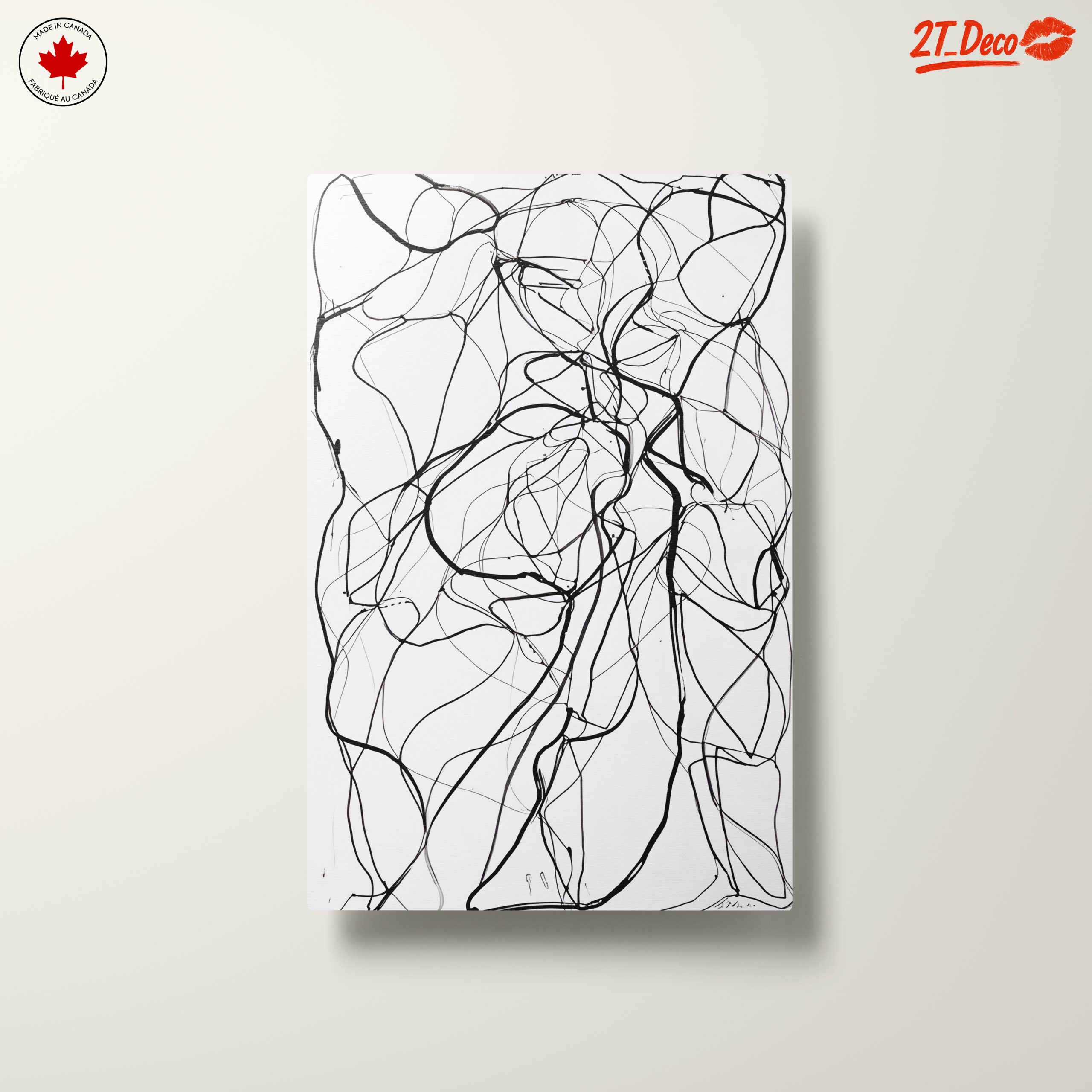 Dynamic Abstract Figure Lines Art - Image 10