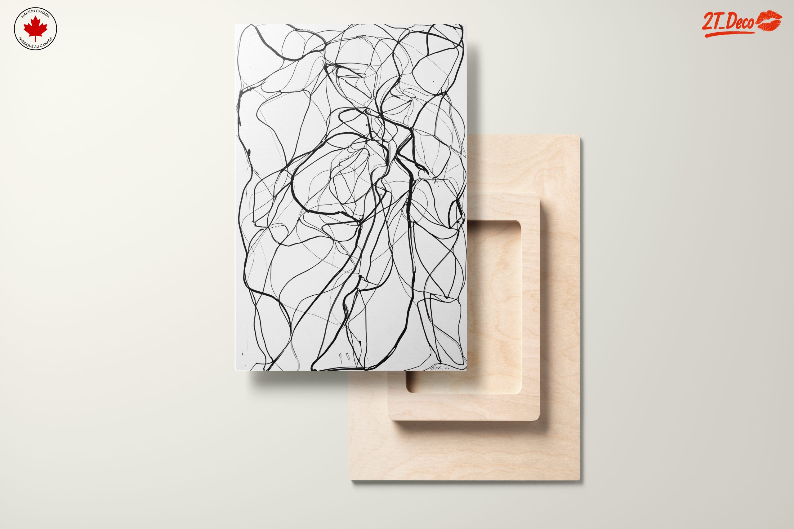 Dynamic Abstract Figure Lines Art - Image 11
