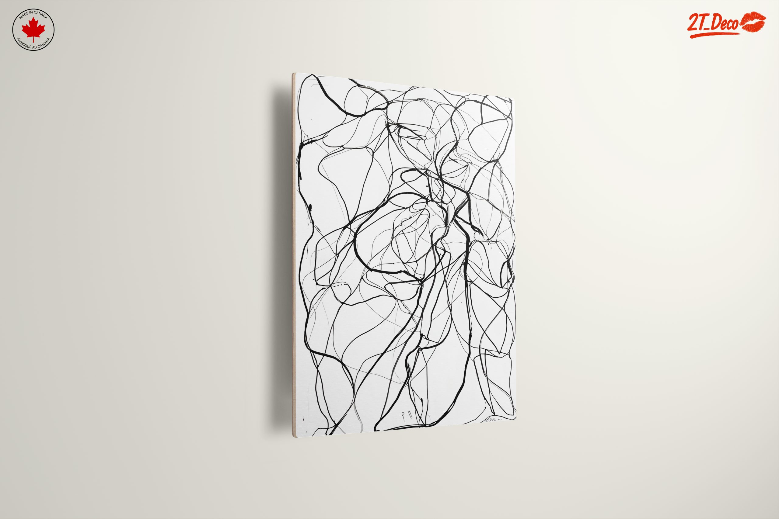 Dynamic Abstract Figure Lines Art - Image 13