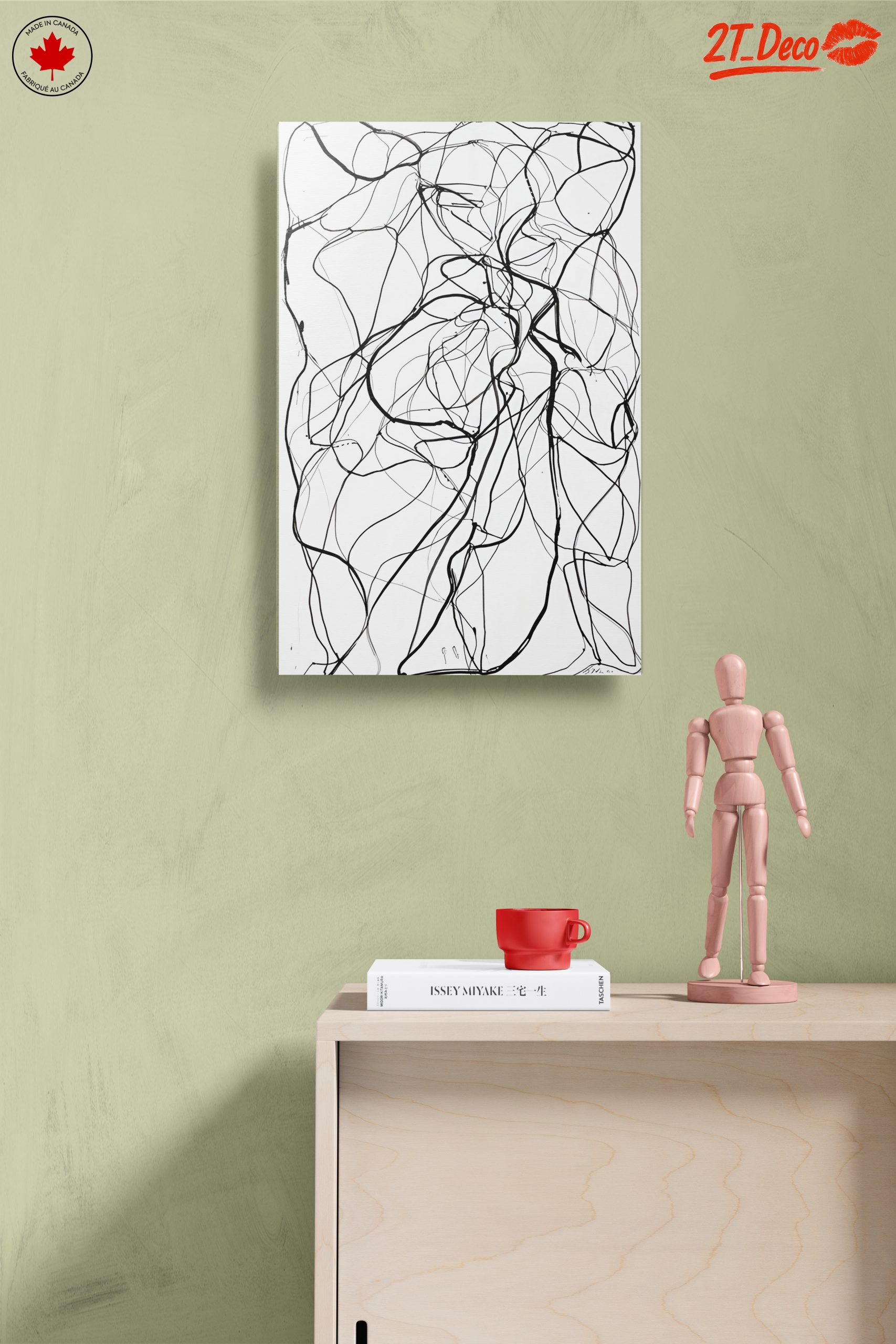 Dynamic Abstract Figure Lines Art - Image 14