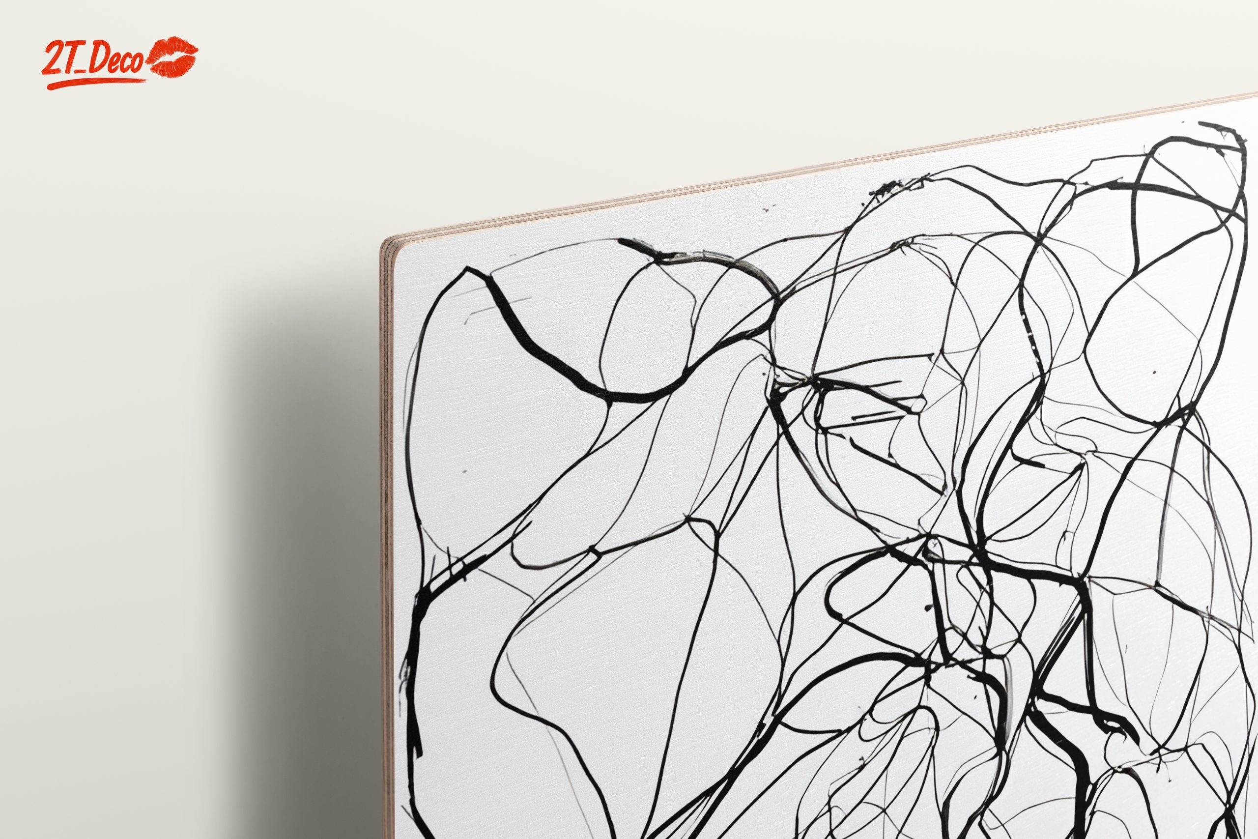 Dynamic Abstract Figure Lines Art - Image 15