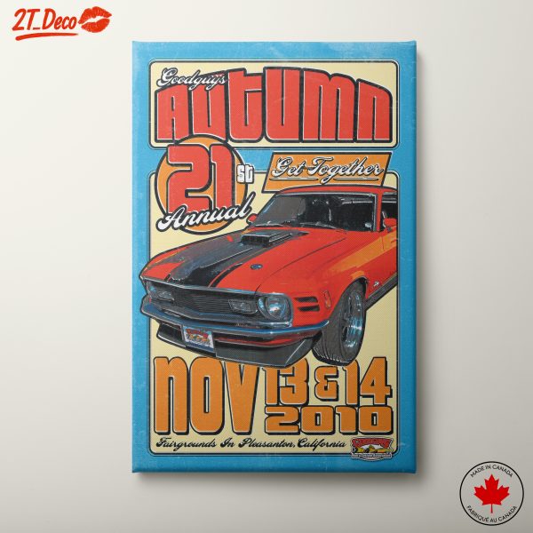 Vintage Car Advertisement for Goodguys Event