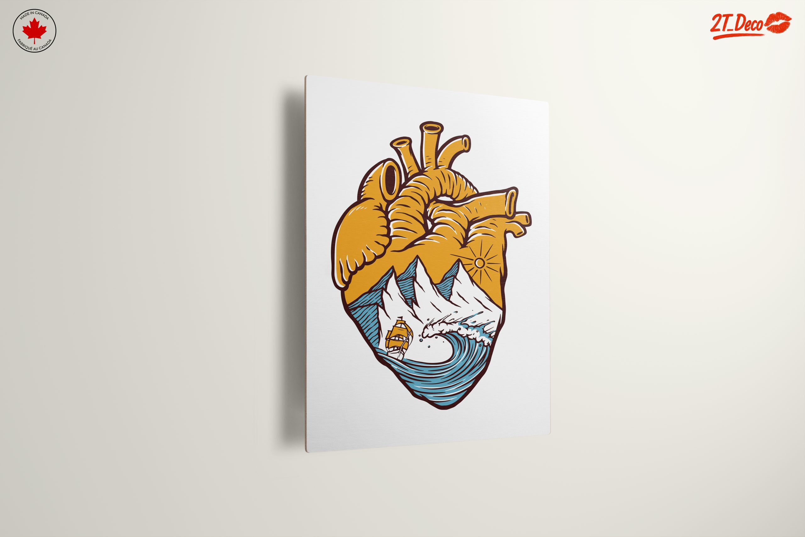 Heart Shaped Landscape Illustration - Image 13