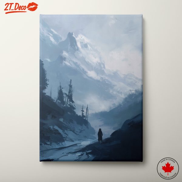 Mysterious Mountain Landscape Artwork