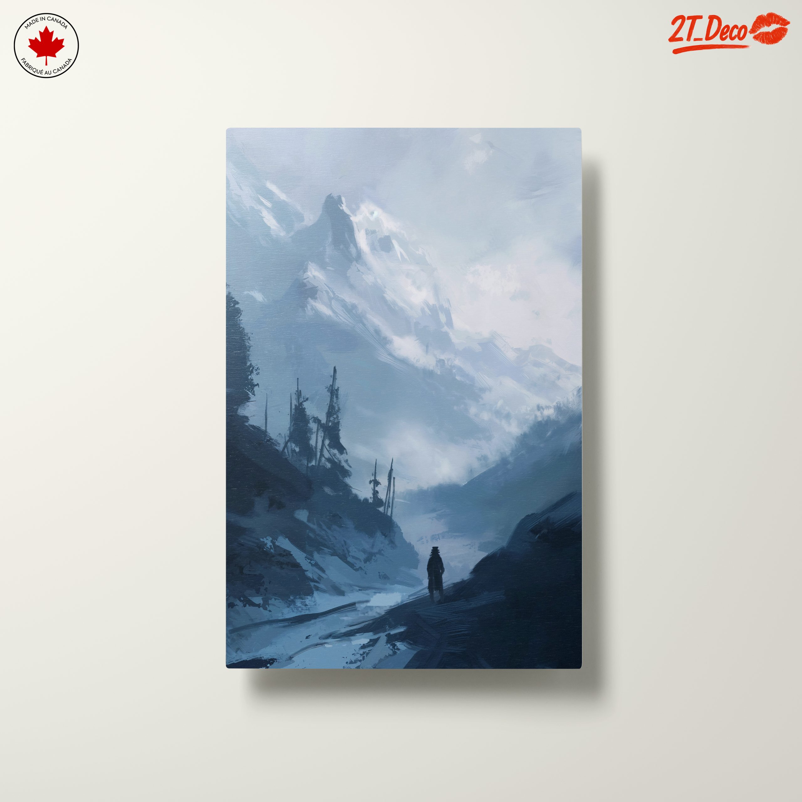 Mysterious Mountain Landscape Artwork - Image 10