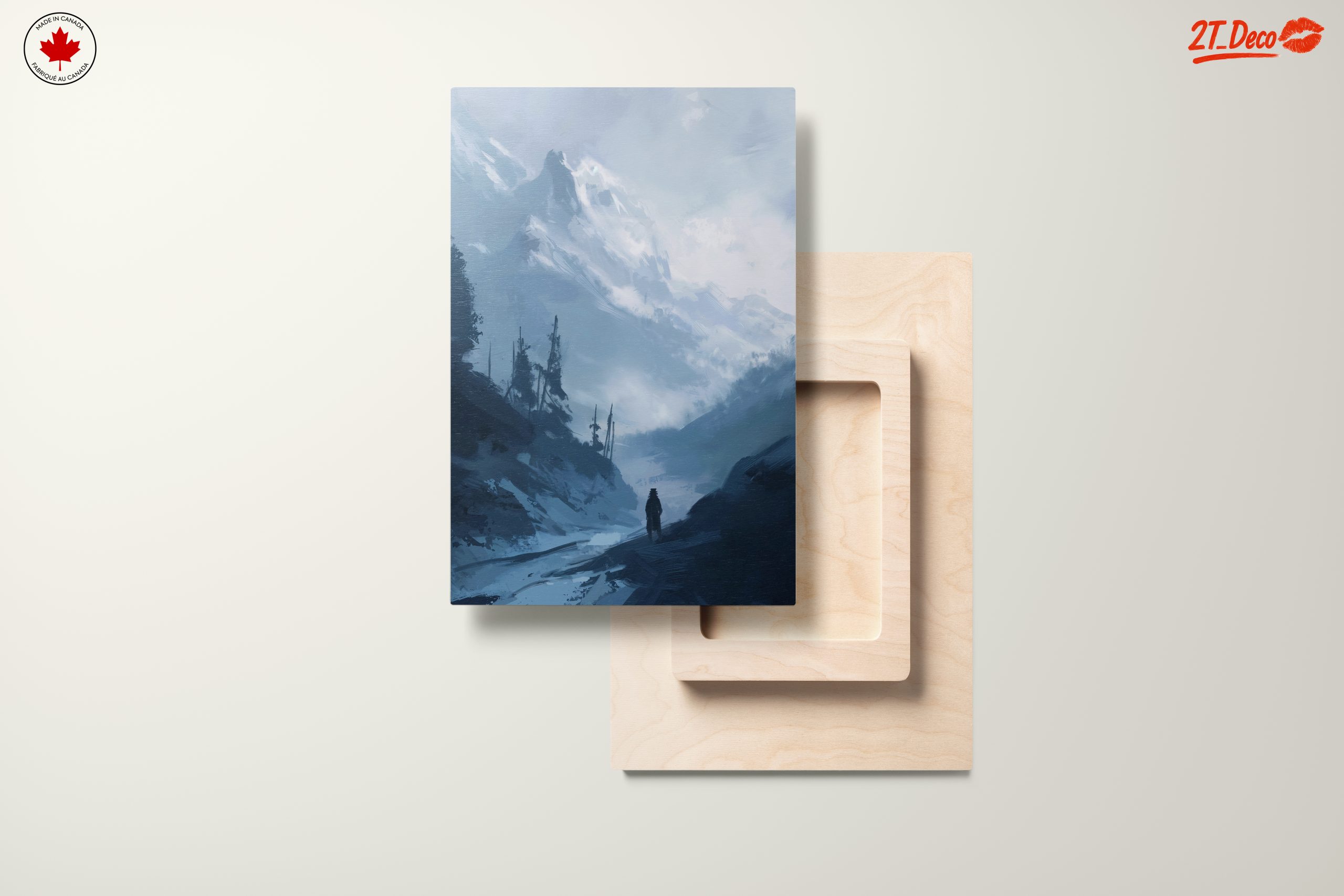 Mysterious Mountain Landscape Artwork - Image 11