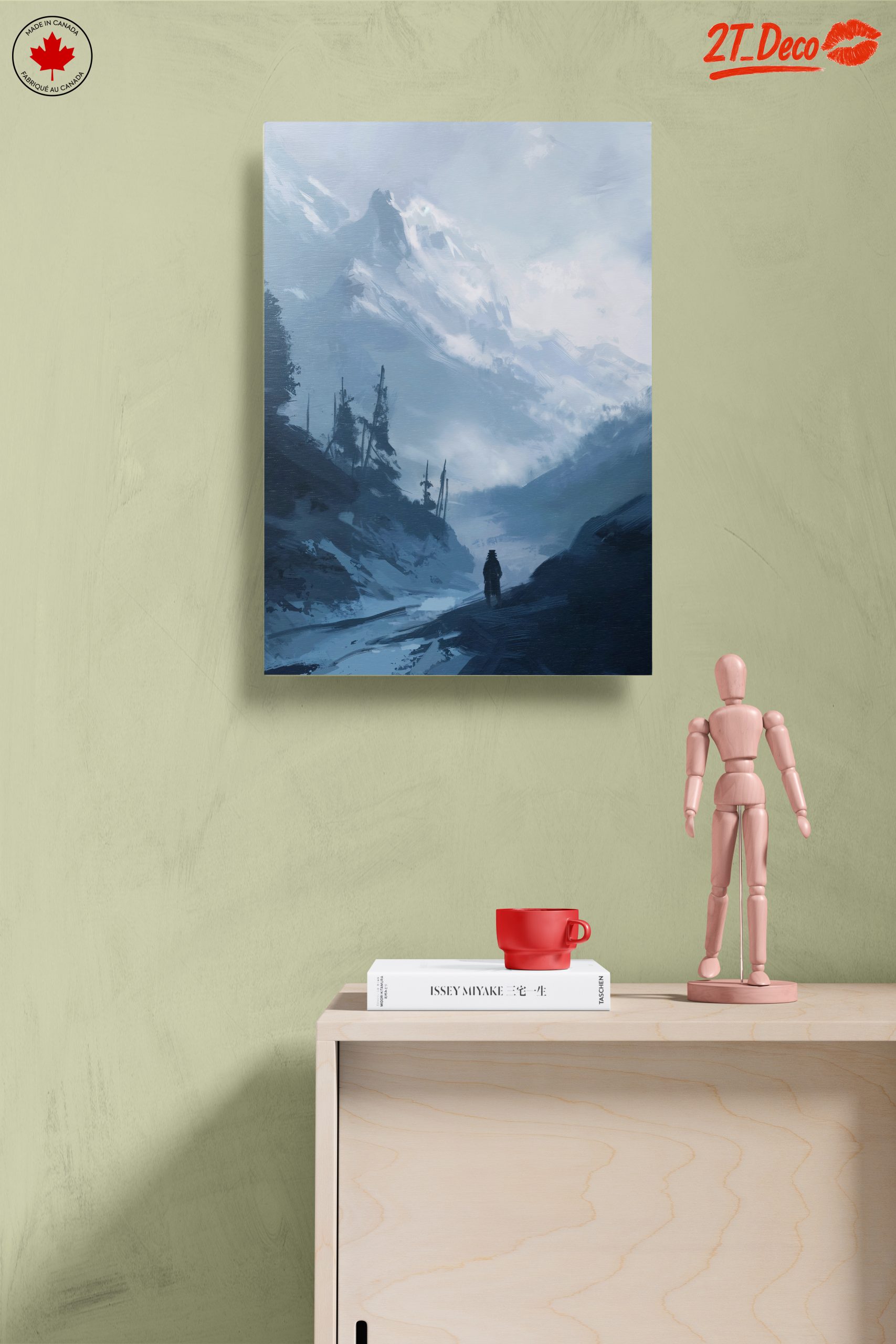Mysterious Mountain Landscape Artwork - Image 14