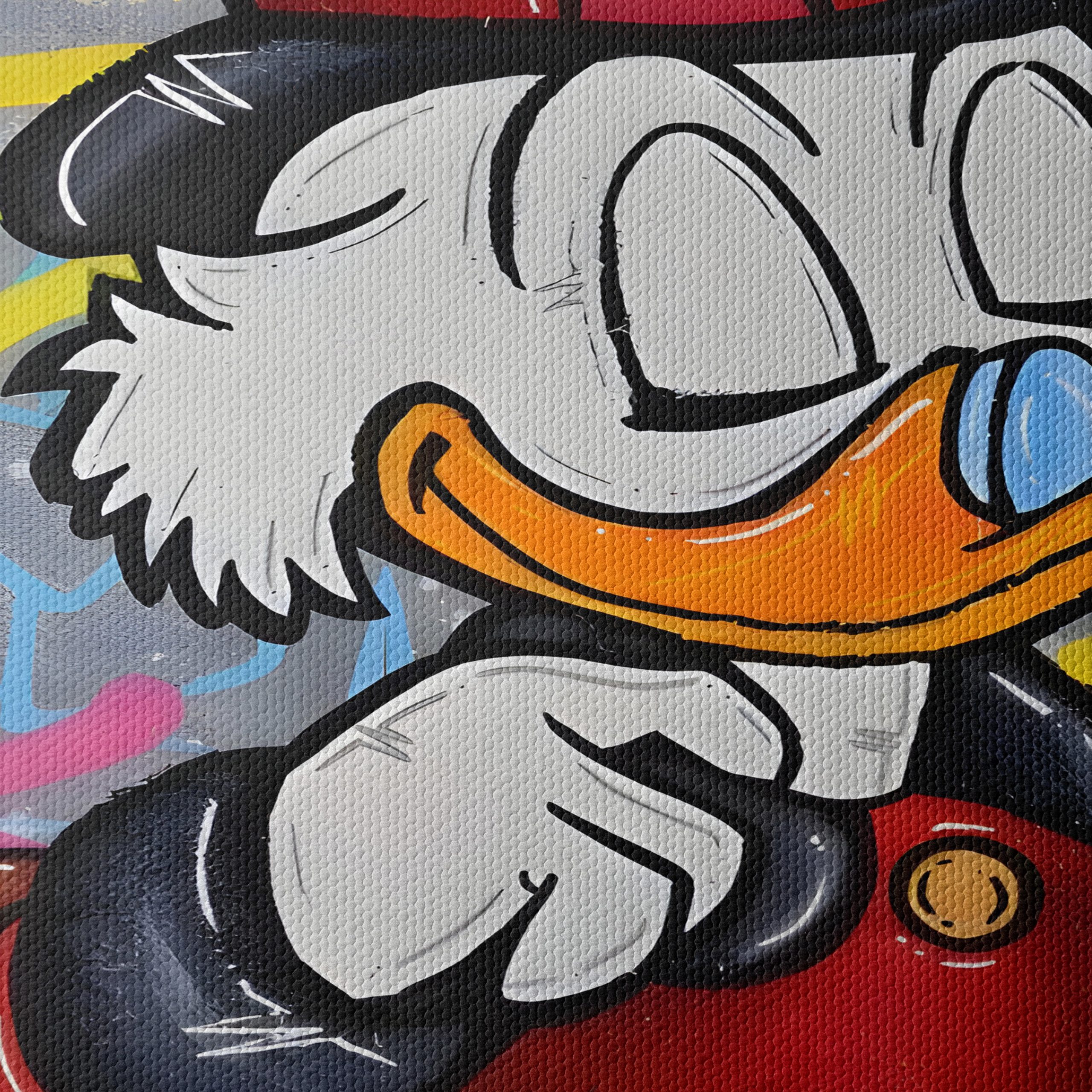 Stylized Scrooge McDuck in Urban Art - Image 4