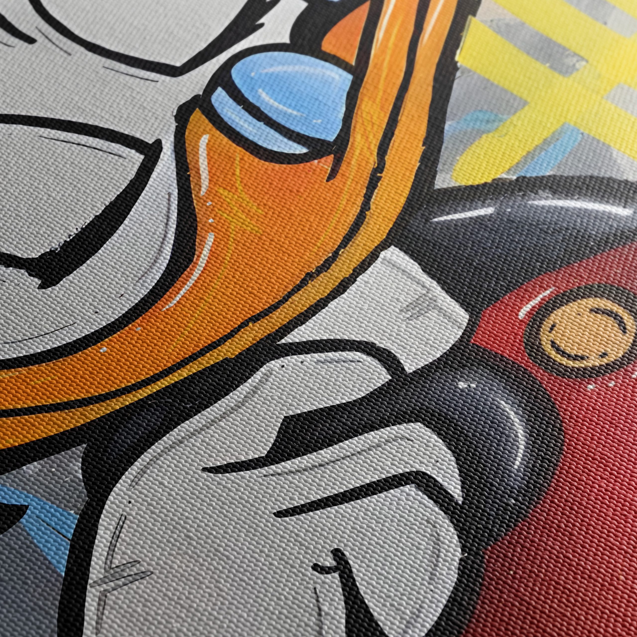 Stylized Scrooge McDuck in Urban Art - Image 5