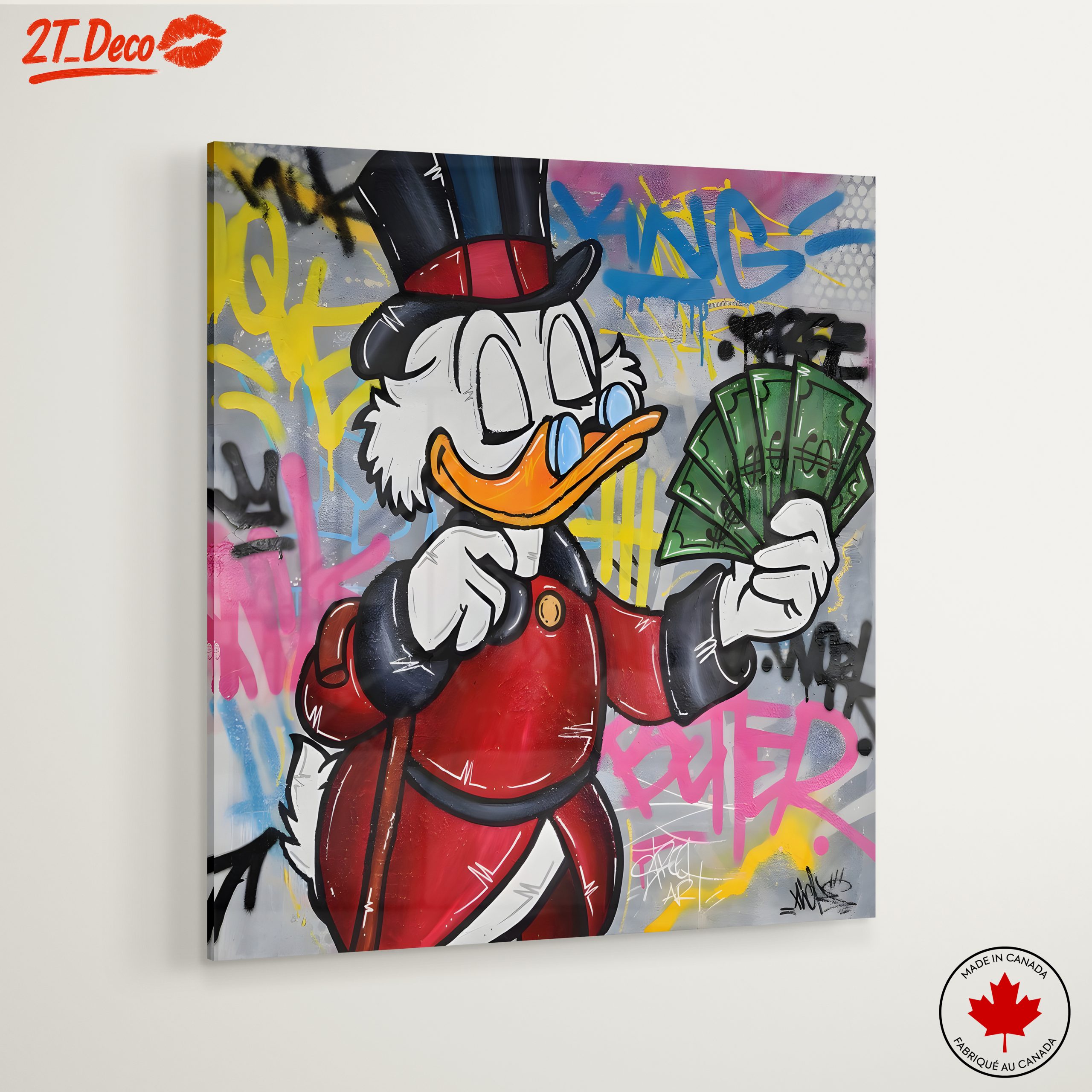 Stylized Scrooge McDuck in Urban Art - Image 6