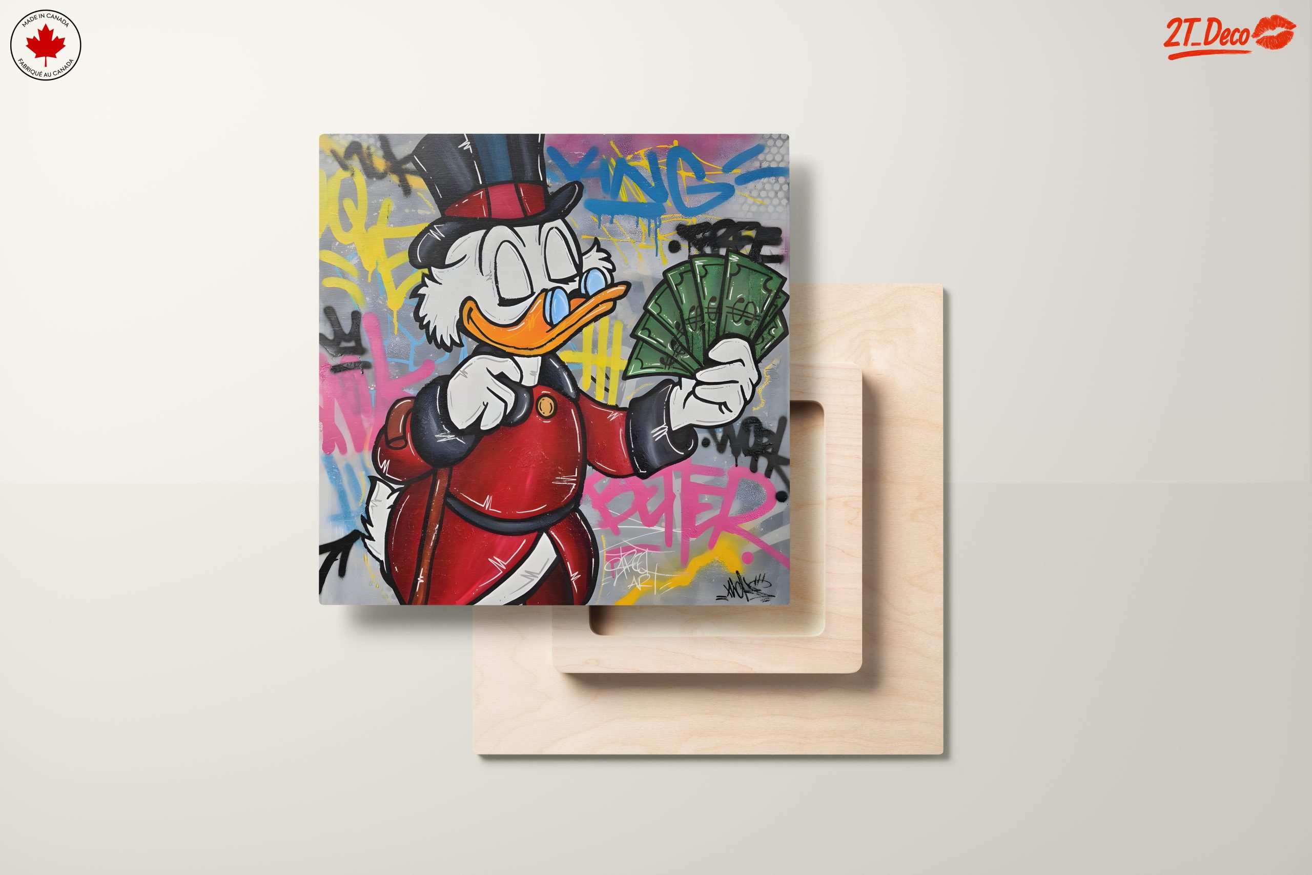 Stylized Scrooge McDuck in Urban Art - Image 11