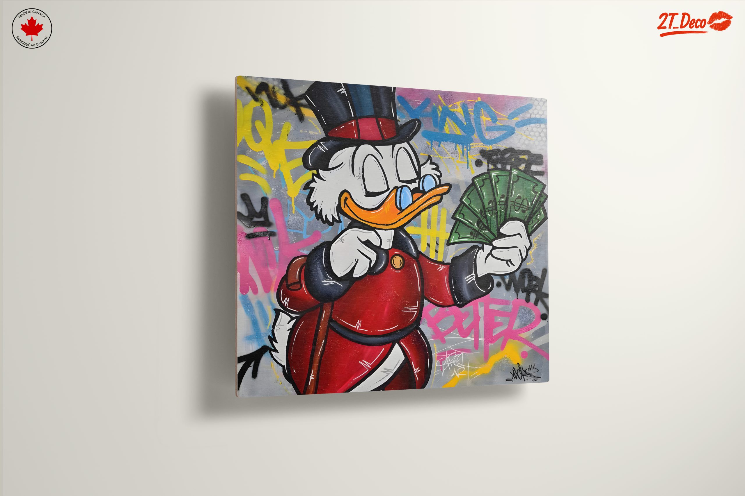 Stylized Scrooge McDuck in Urban Art - Image 13