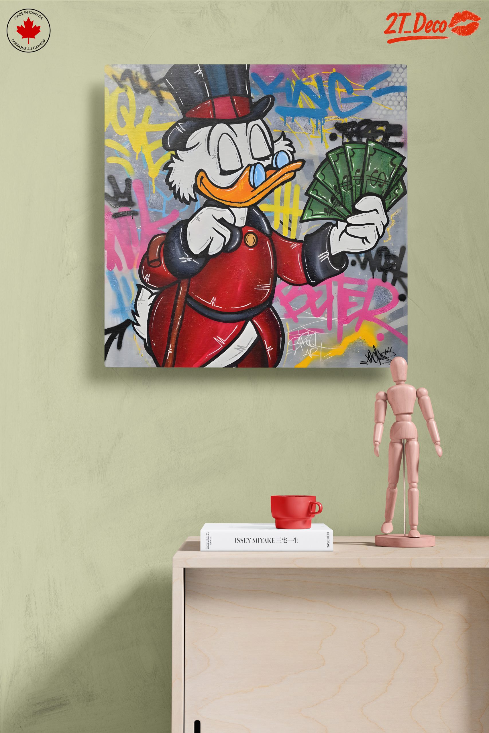 Stylized Scrooge McDuck in Urban Art - Image 14