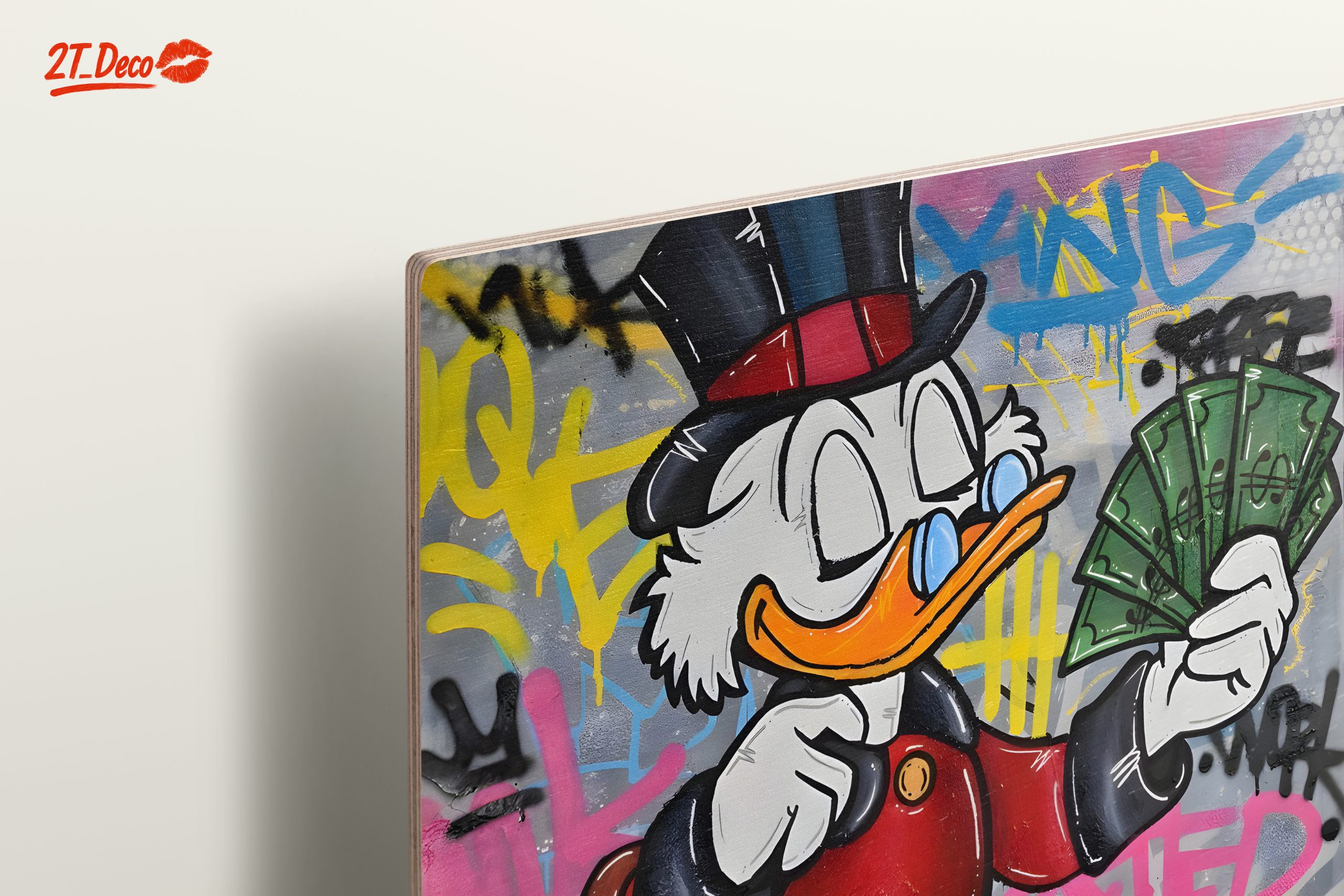 Stylized Scrooge McDuck in Urban Art - Image 15