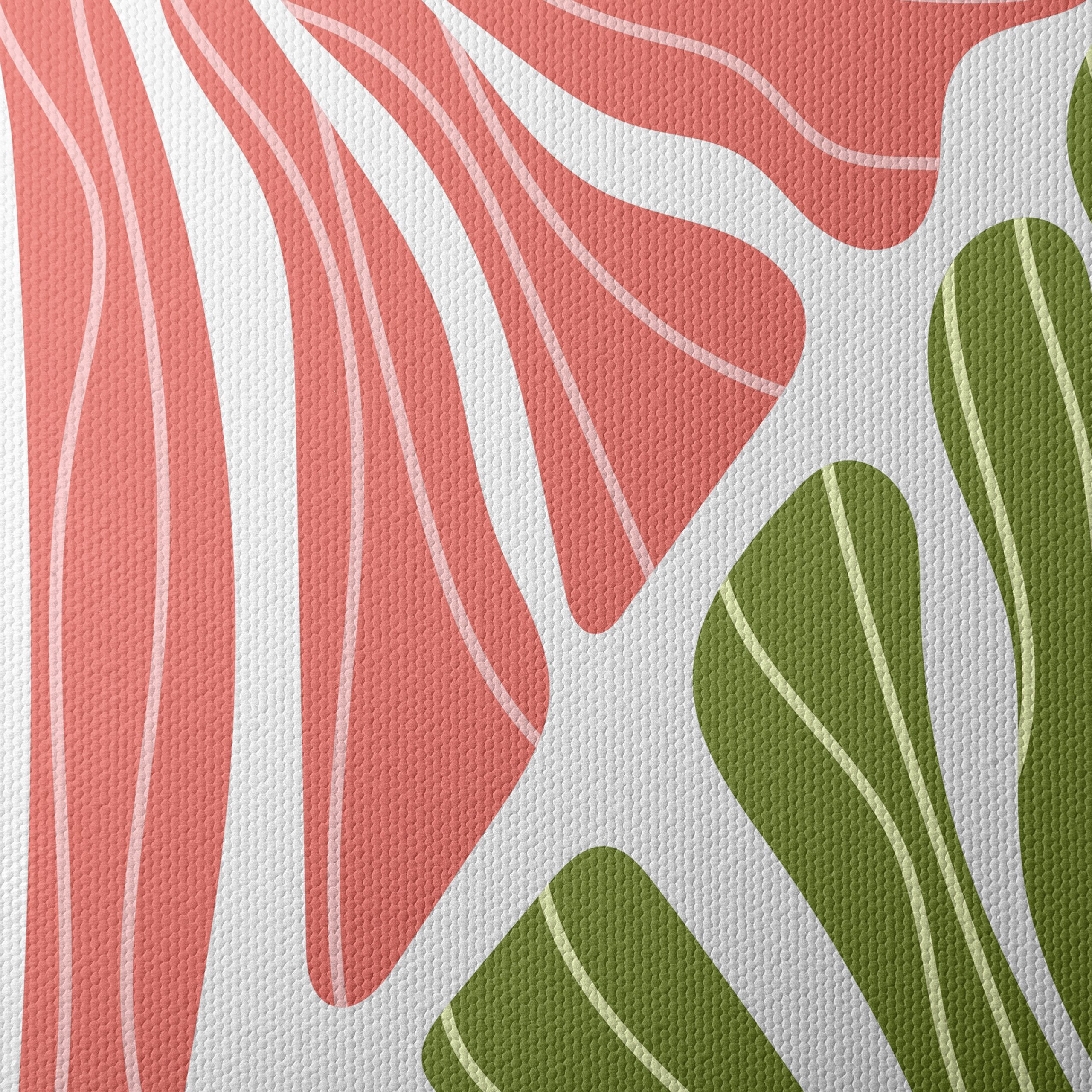 Bold Abstract Shapes in Pink and Green - Image 4