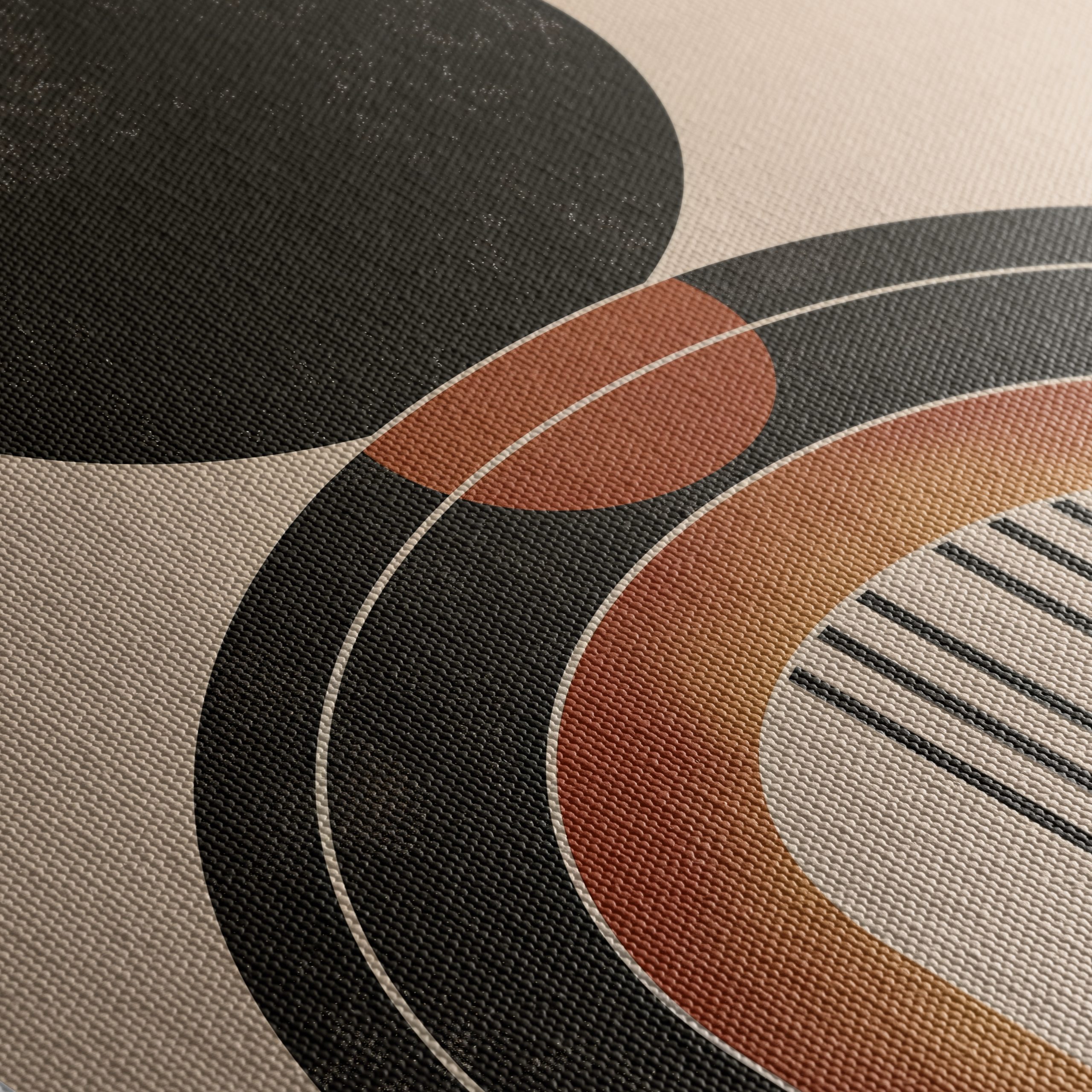Geometric Abstract Art with Earthy Tones 2 - Image 5