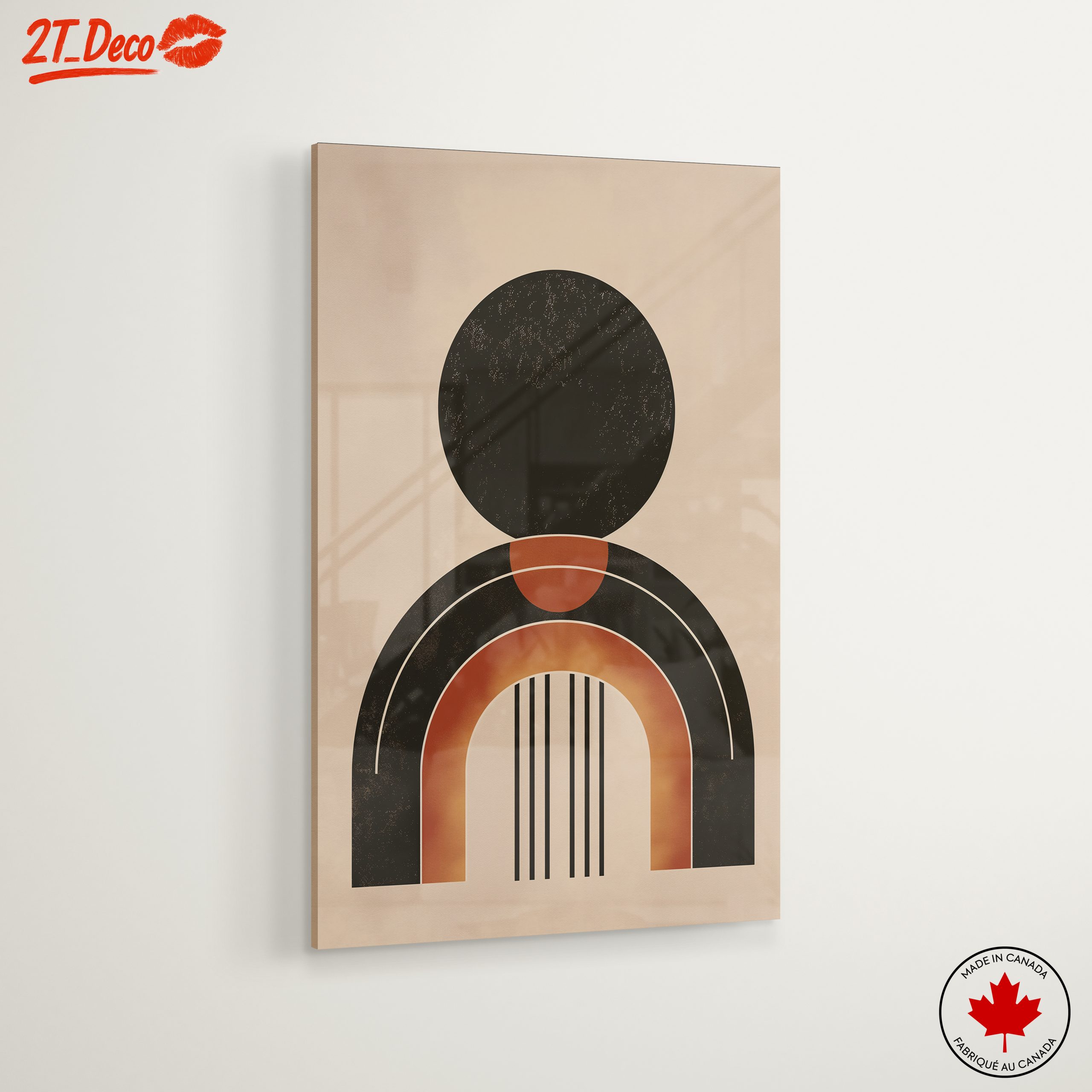 Geometric Abstract Art with Earthy Tones 2 - Image 6