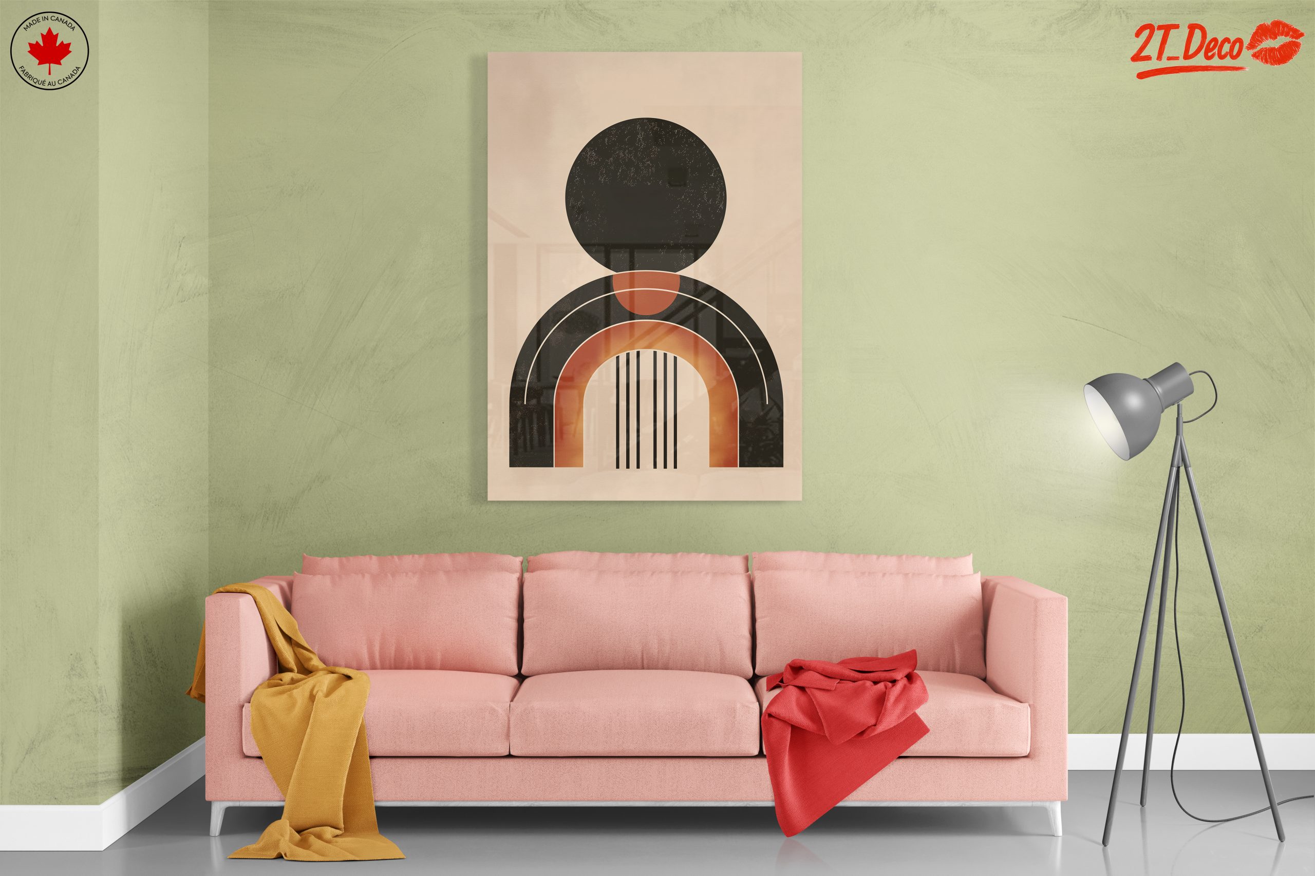 Geometric Abstract Art with Earthy Tones 2 - Image 7