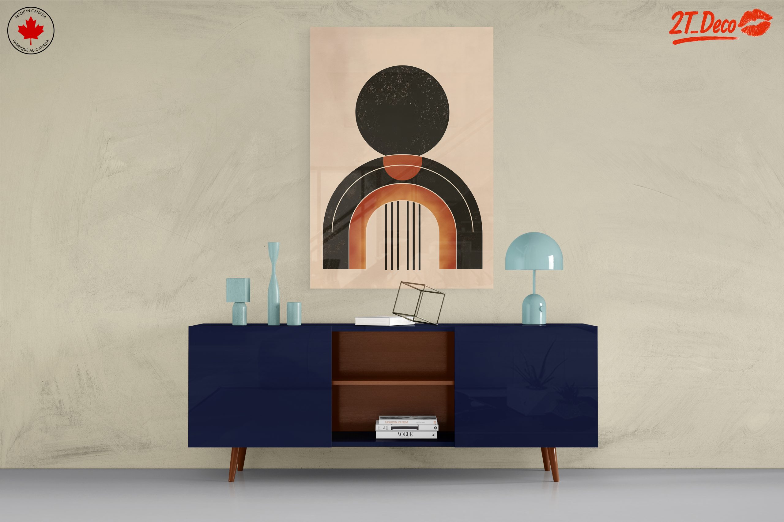 Geometric Abstract Art with Earthy Tones 2 - Image 8