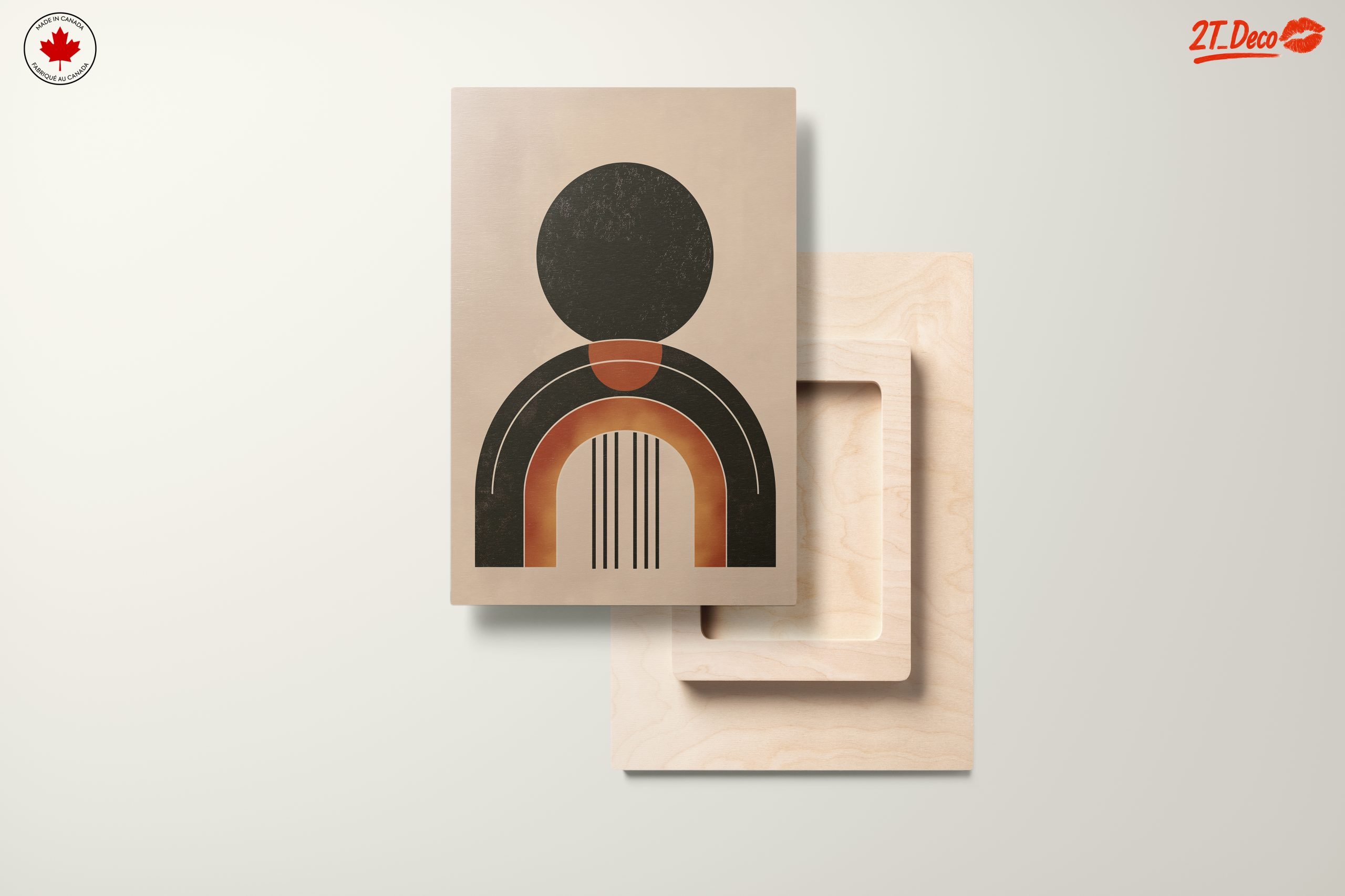 Geometric Abstract Art with Earthy Tones 2 - Image 11