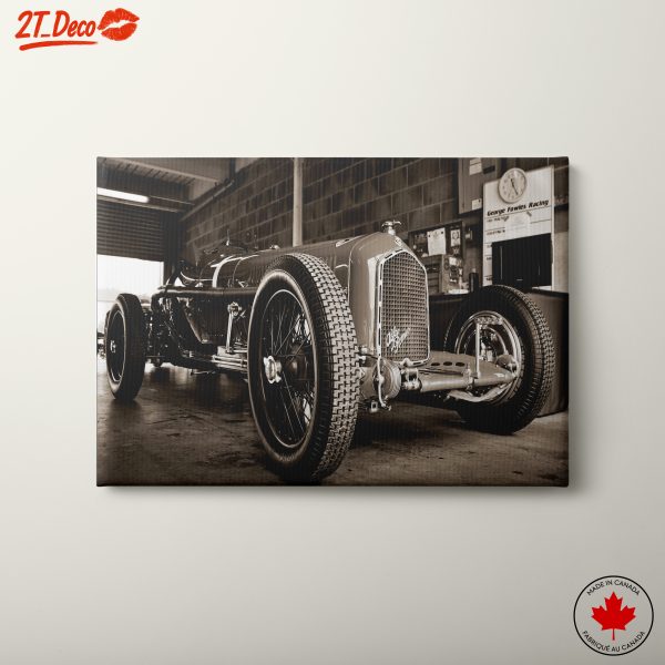 Vintage Racing Automobile Aesthetic