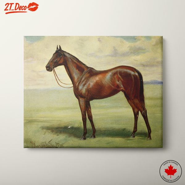 Stylized Horse Artwork in Nature