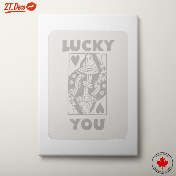 Lucky Card Design Wall Art