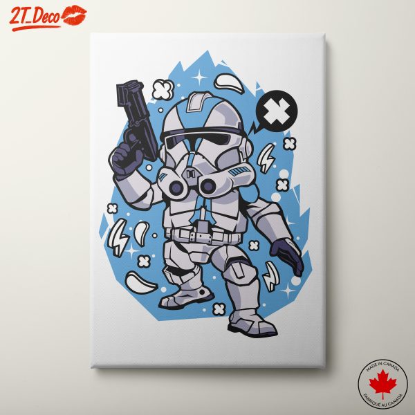 Stylized Animated Character with Gun
